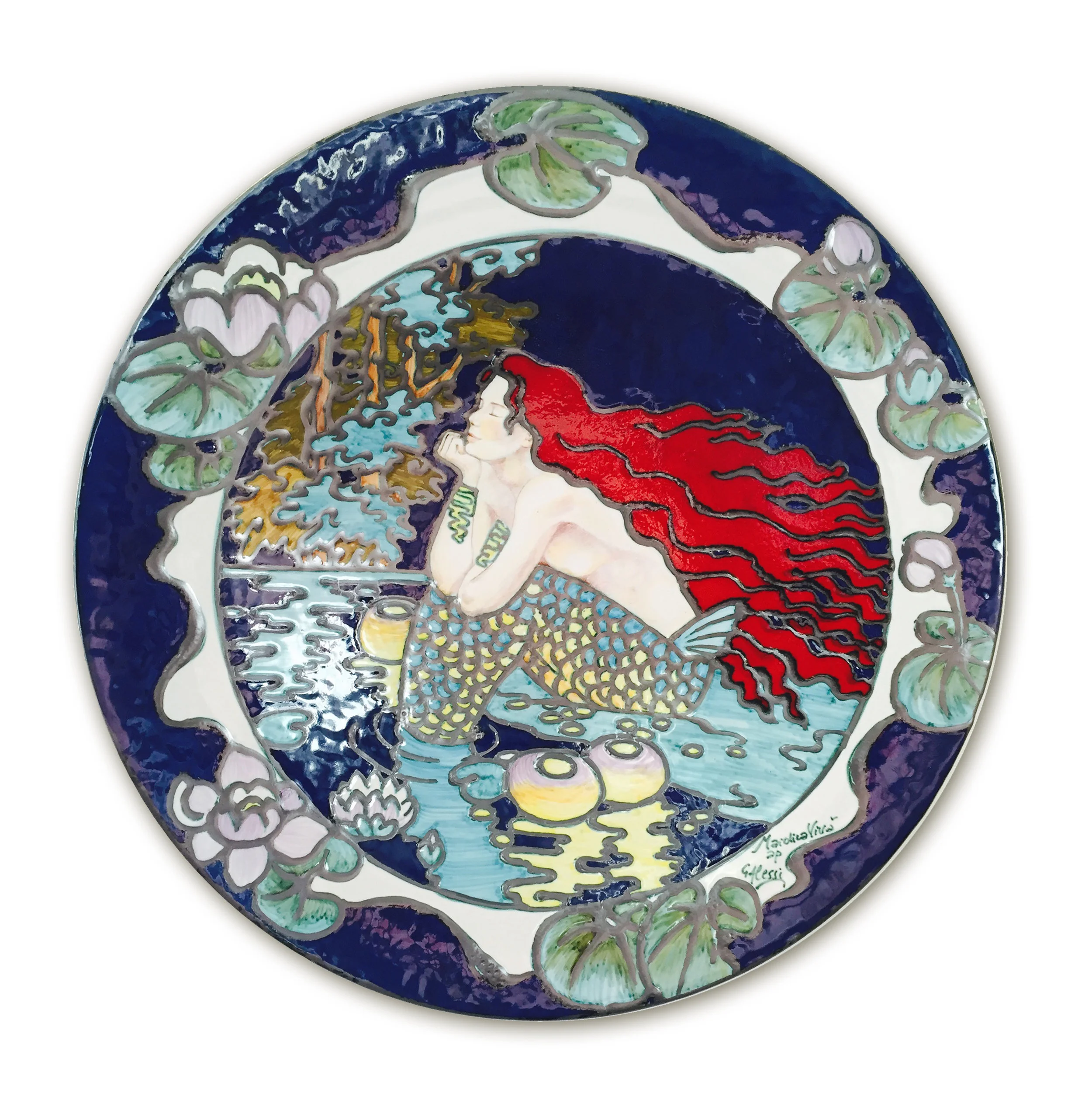 “Sirena con ninfee”