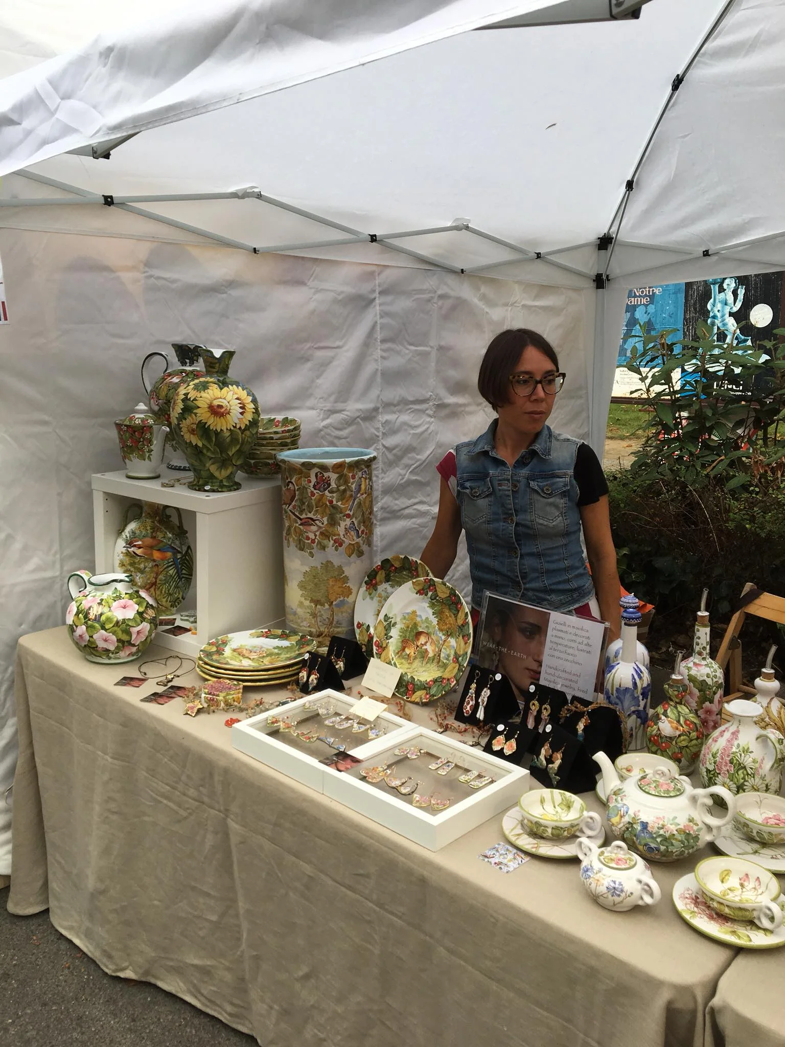 Maria Giulia at our booth