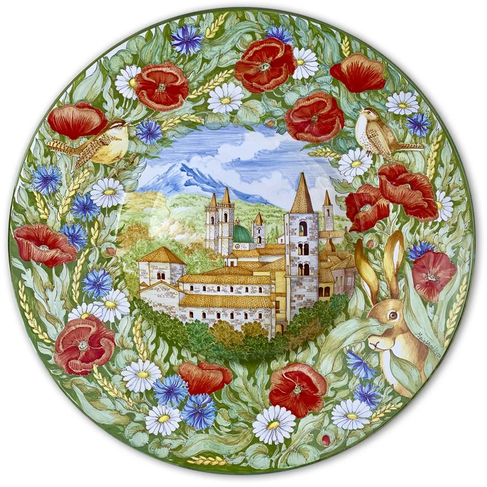 “Ascoli (Estate) – Ascoli (Summer)” (Piatto – Plate)