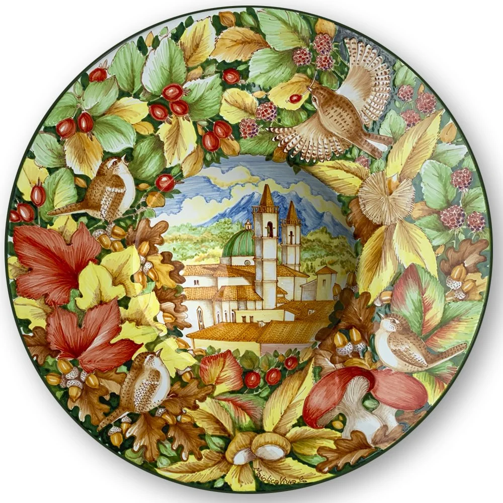“Autumn Leaves – Ascoli” (Piatto – Plate)