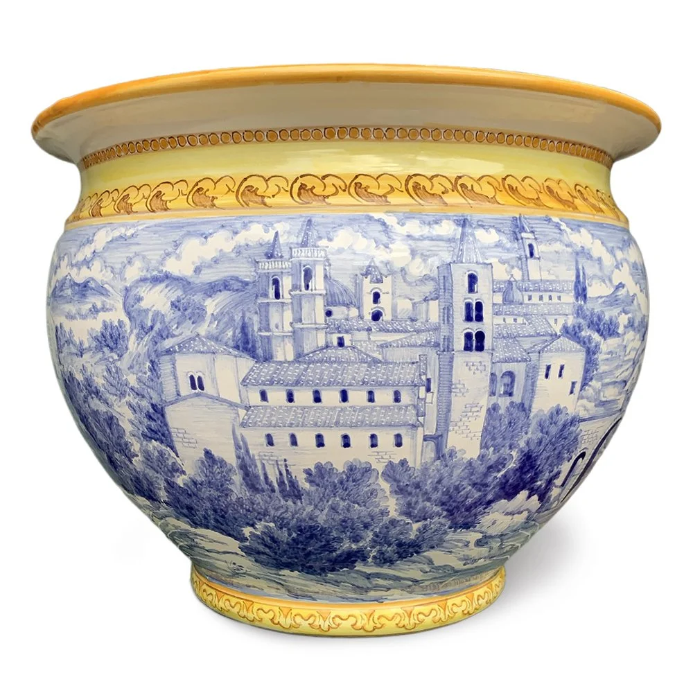 Portavasi medio-grandi con soggetti della natura – Medium-large plant holders with Nature subjects