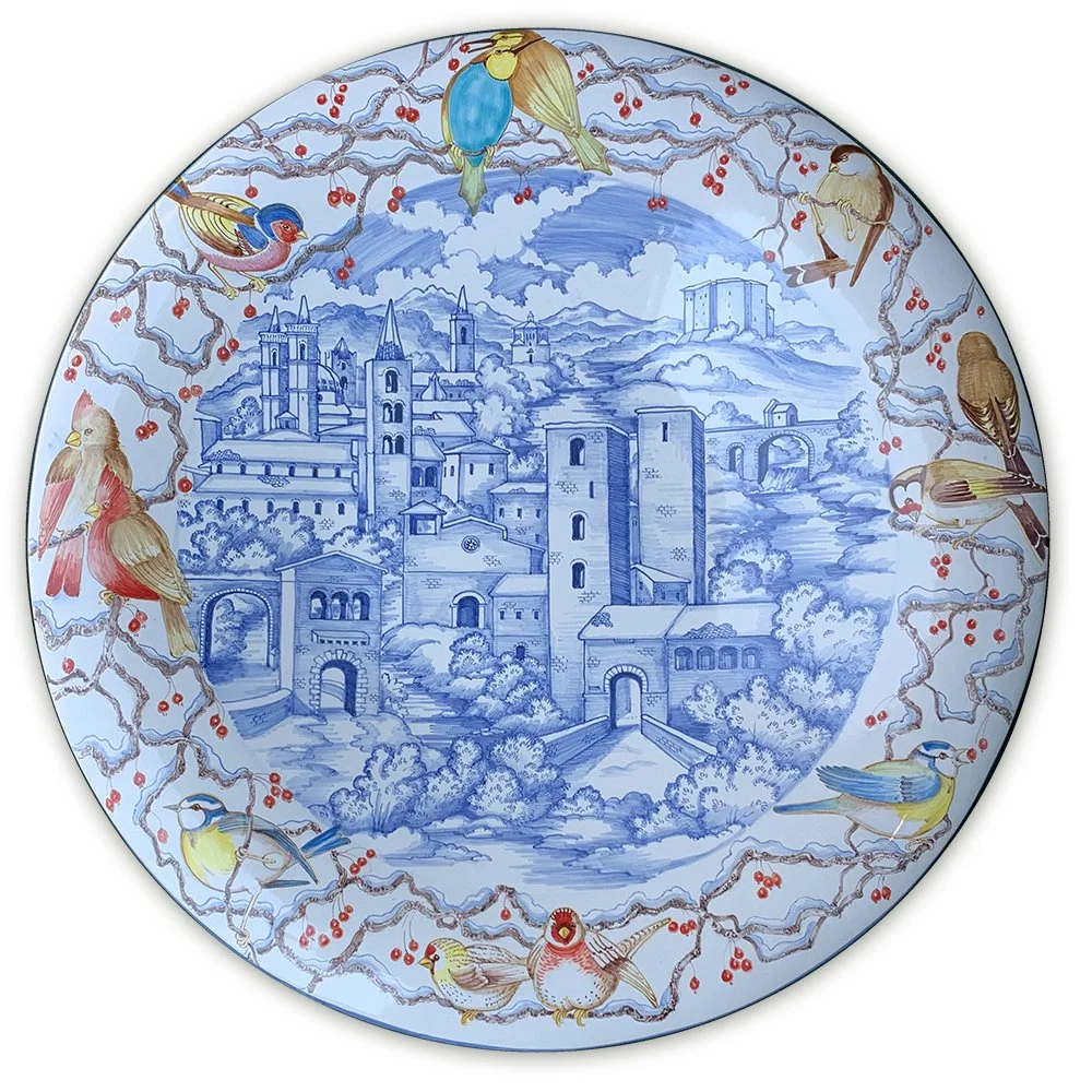 “Sogno invernale 2” (2025)– Piatto grande 45 cm