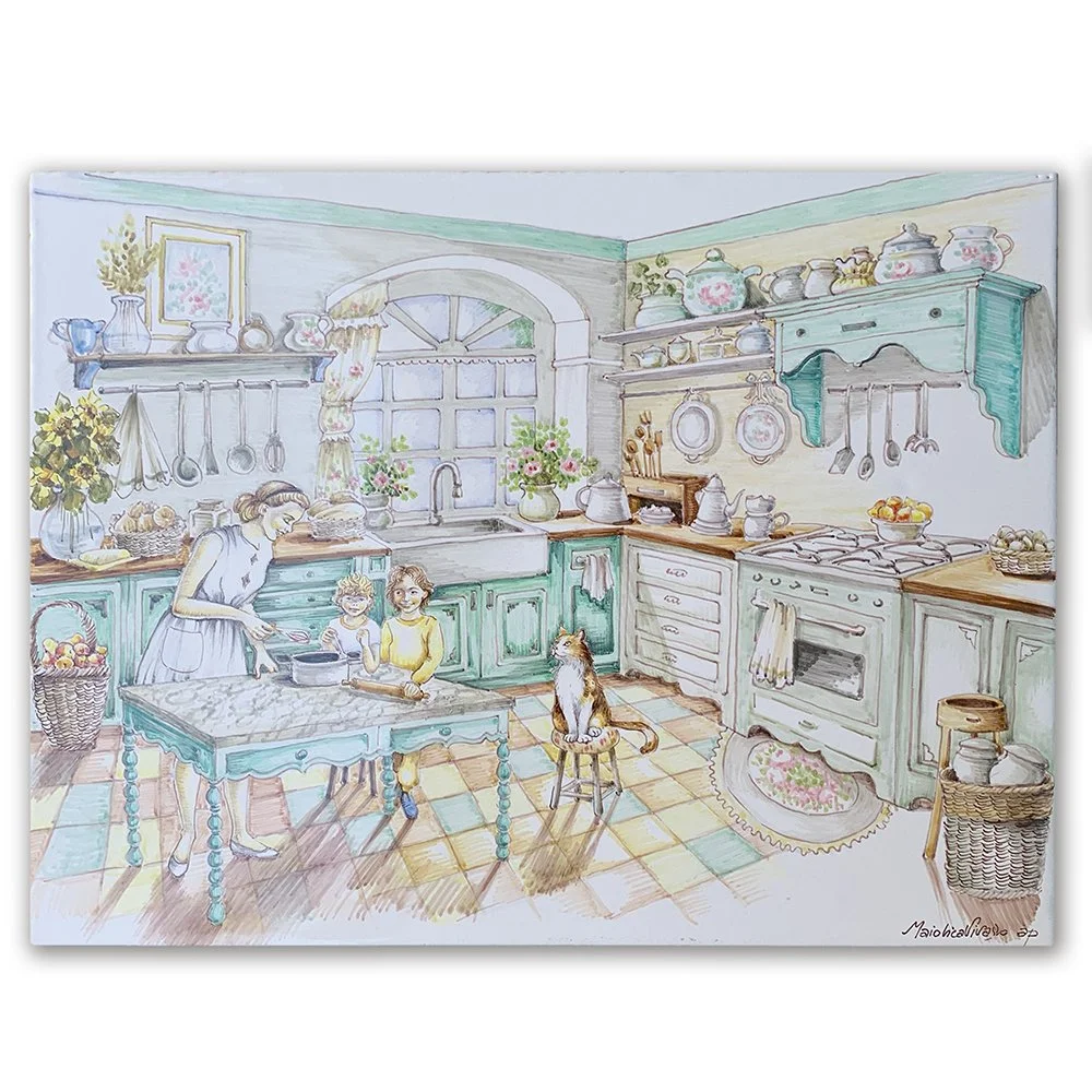 “Scena familiare in cucina”