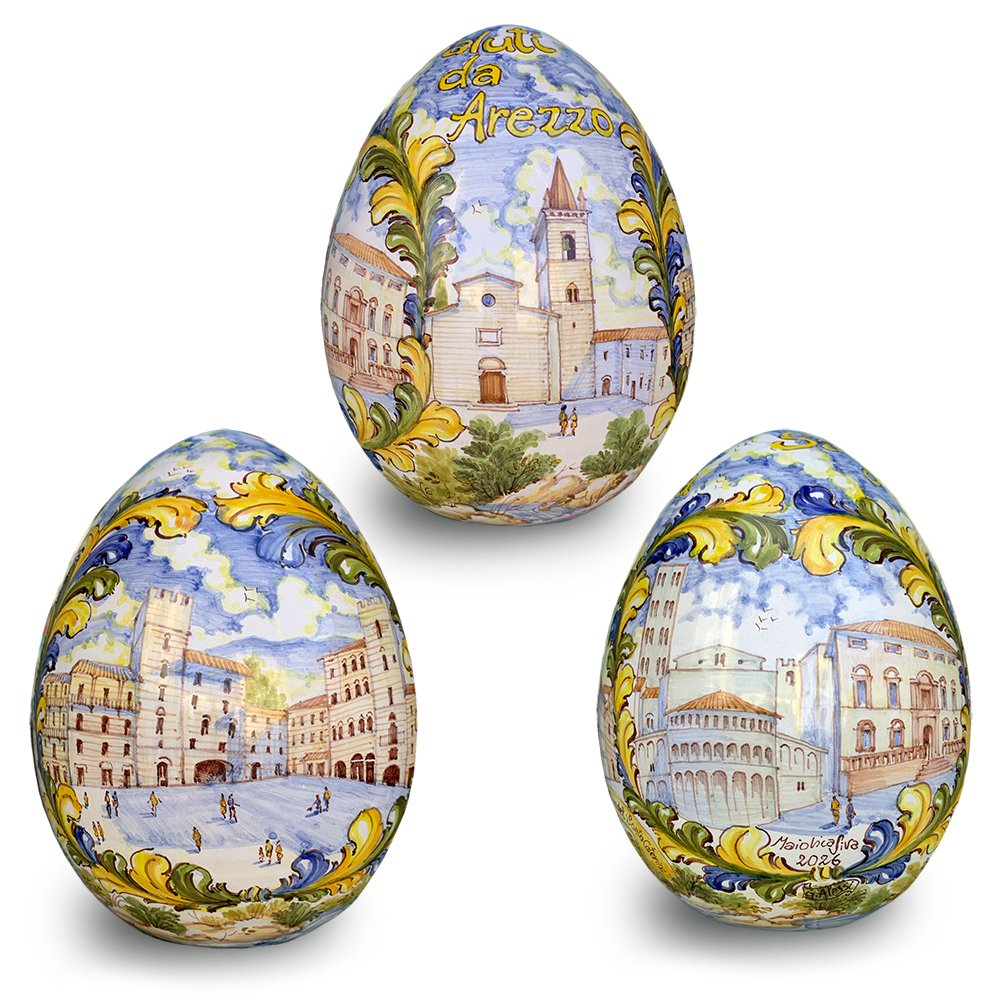 Decorative Egg – Subject: Arezzo