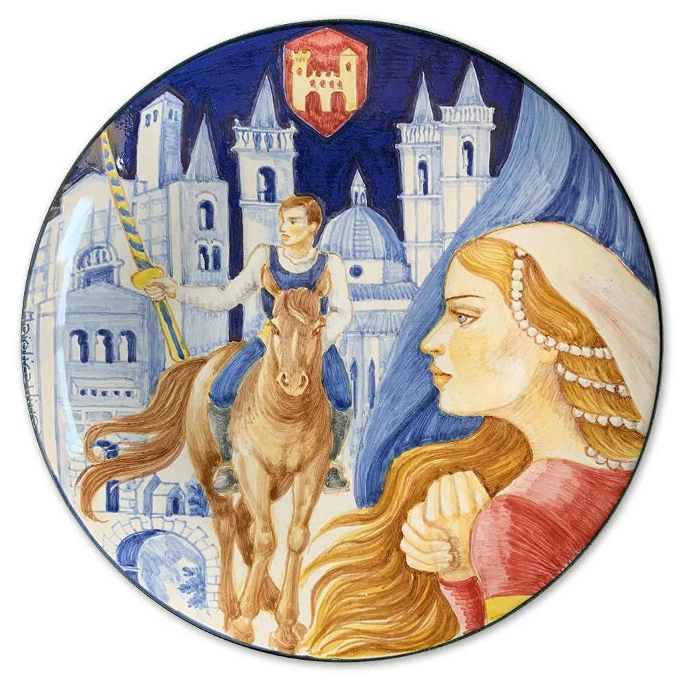 “Scena Quintanara” – Piattino 15cm.
