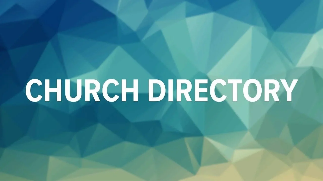 PHOTOS for New Church Directory: Make-up Dates