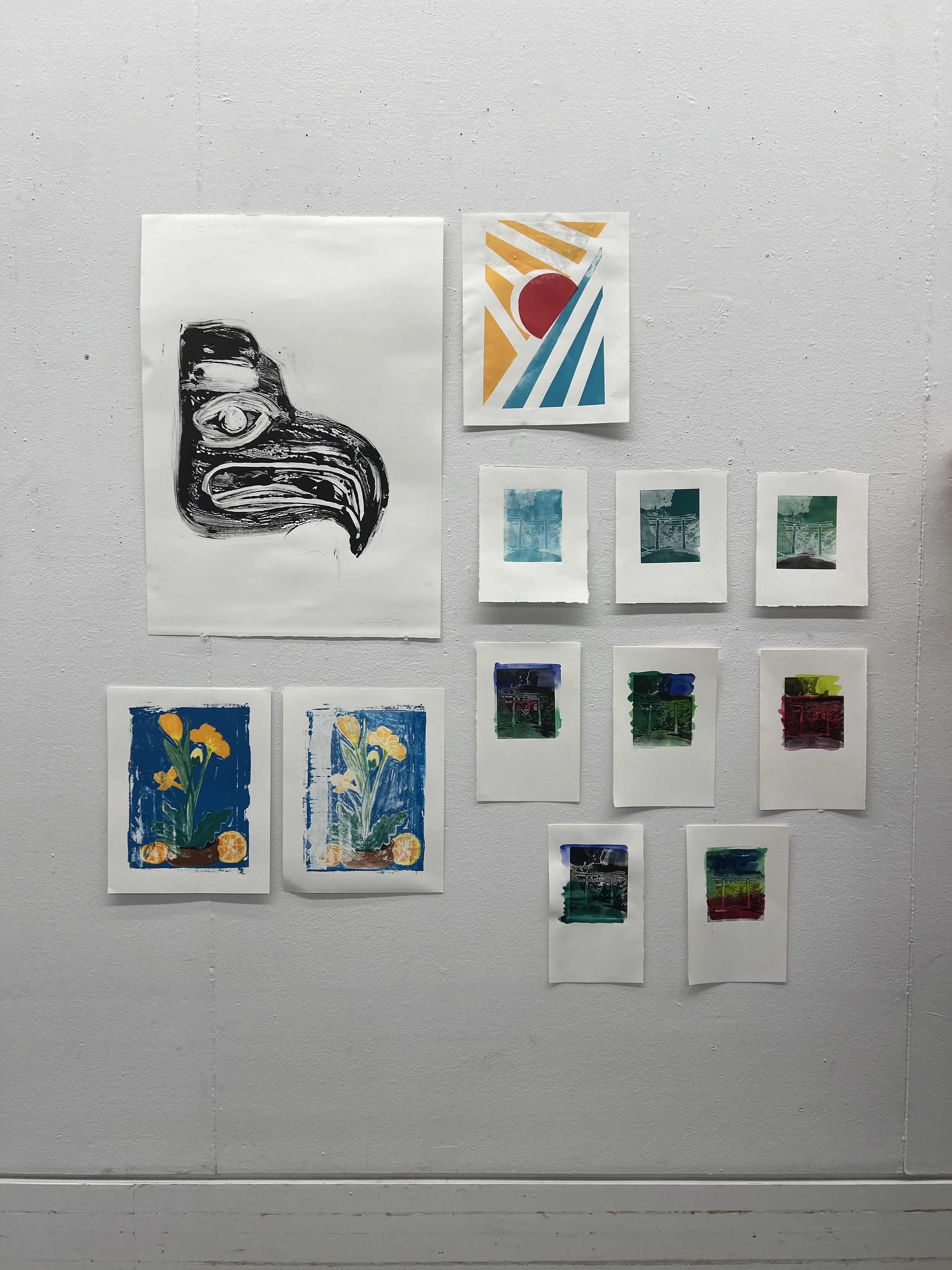 My Monoprinting Critique Portfolio