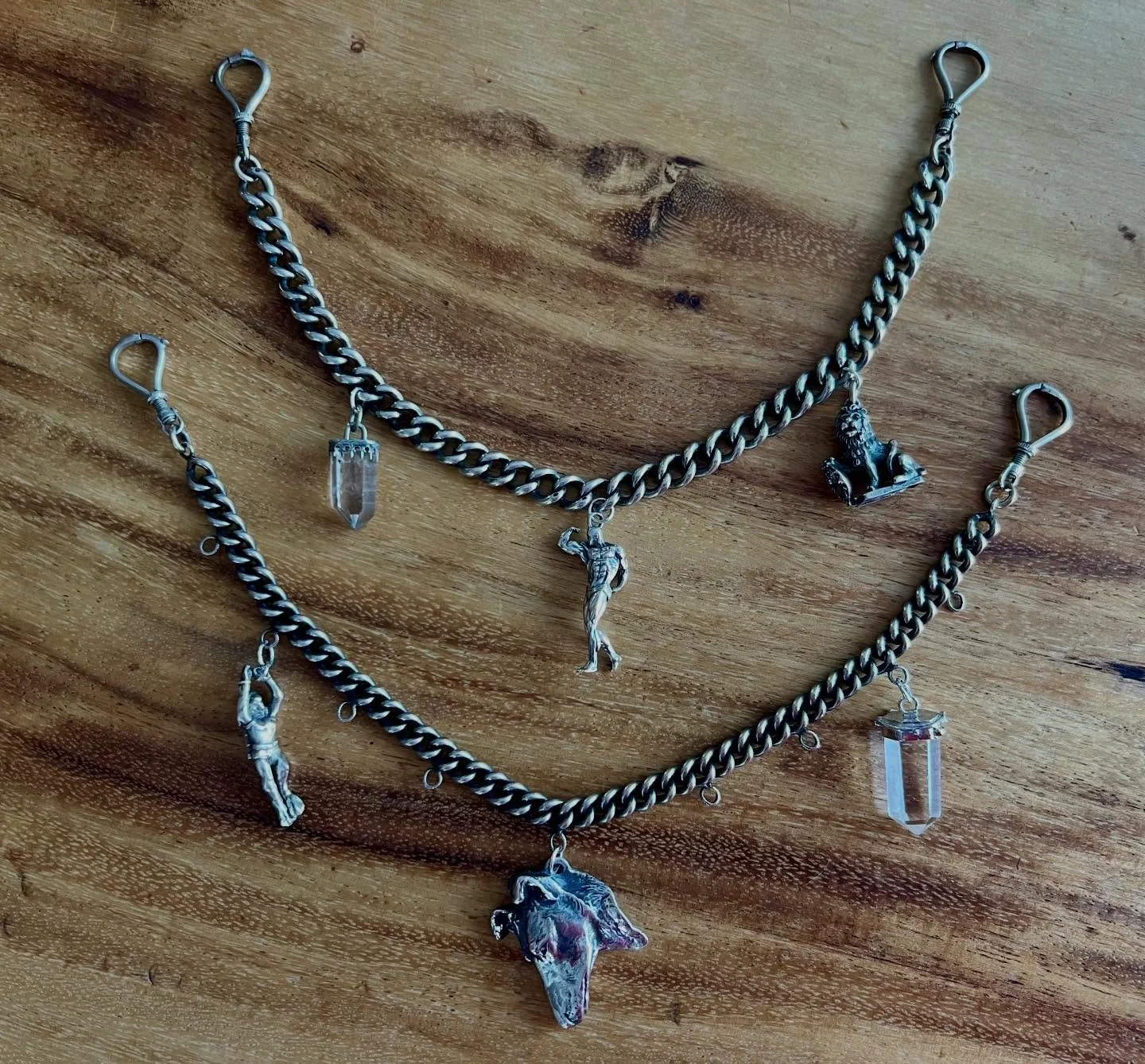 Ready for Christmas! 

It is the tradition in Bavaria to wear and therefore possess a charivari, the chain worn on men&rsquo;s lederhosen. Often passed down through generations, they are definately a favorite accessory! Each one tells a little bit of