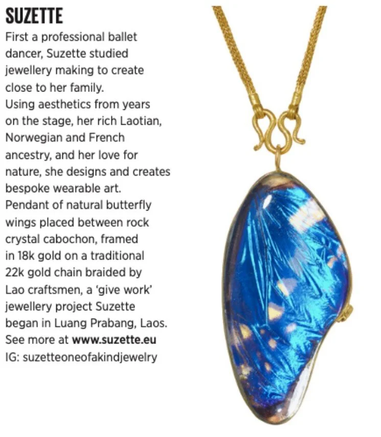 I have been creating butterfly wing pendant necklaces for over 20 years now, so, what fun it is to (finally) watch &acute;It&rsquo;s Complicated&rsquo; with the gorgeous @merylstreep wearing a butterfly wing pendant necklace throughout the entire fil
