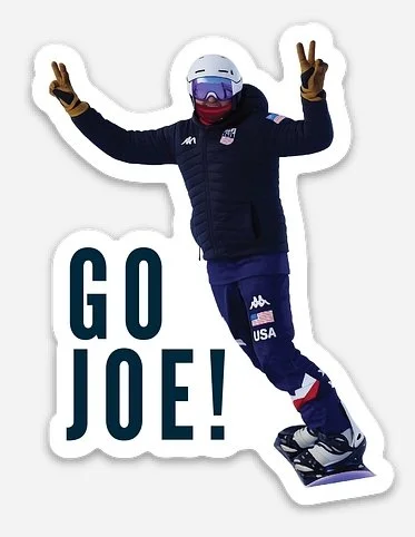 Go Joe! Sticker 3"x1.5"