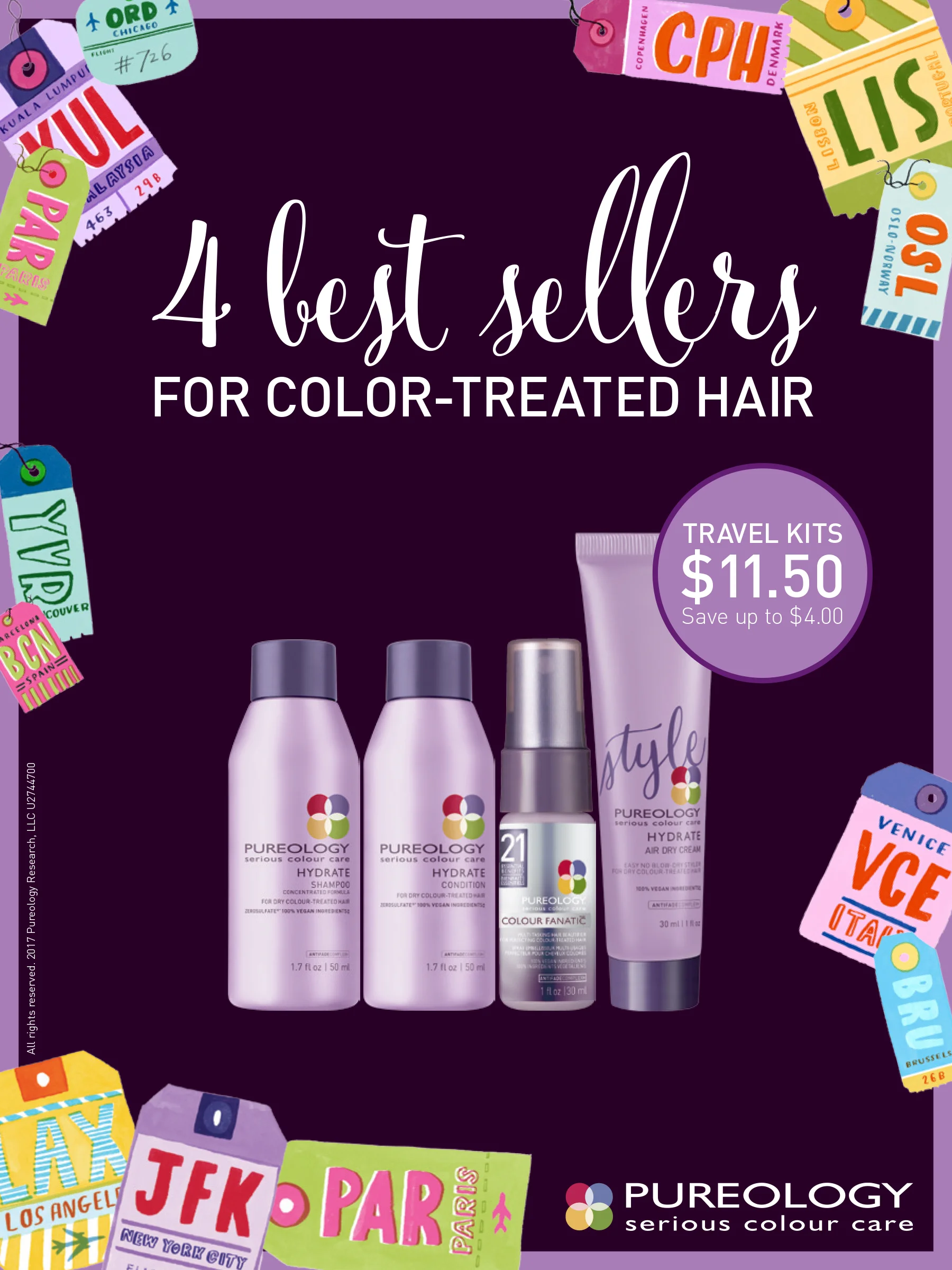 Pureology Retail Collateral