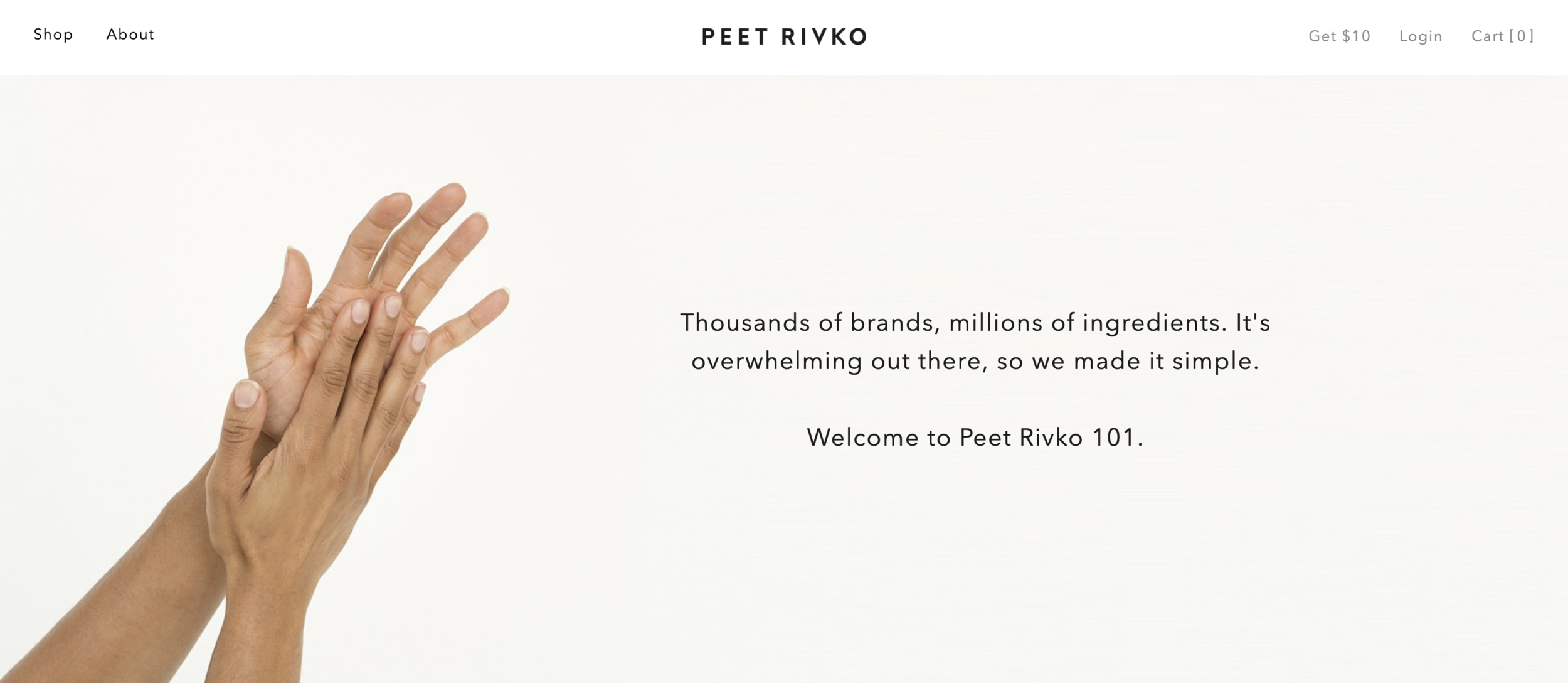 Peet Rivko 101 Website