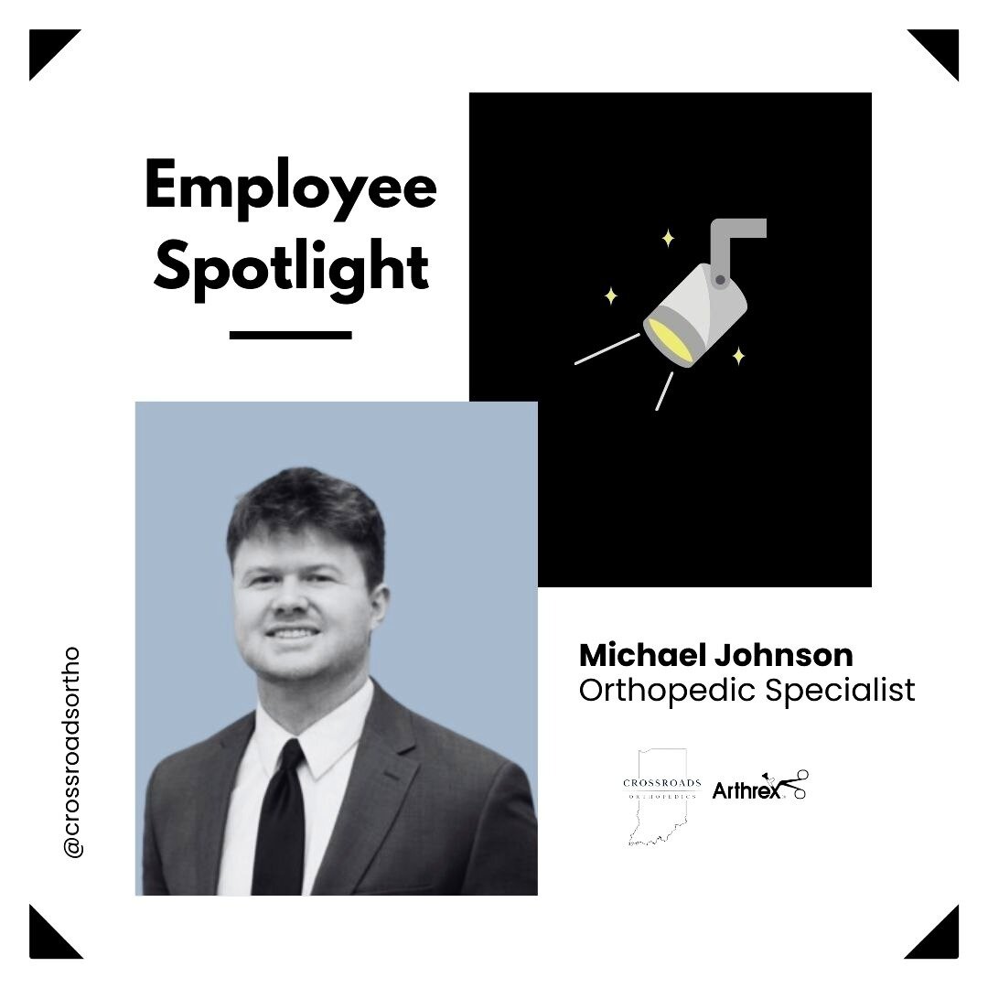 Meet Michael Johnson, an Orthopedic Specialist on Team Indy East. With a passion for the industry, and a dedication to &quot;Helping Surgeons Treat Their Patients Better&quot; MJ is a vital part of our team. Join us in spotlighting his hard work and 