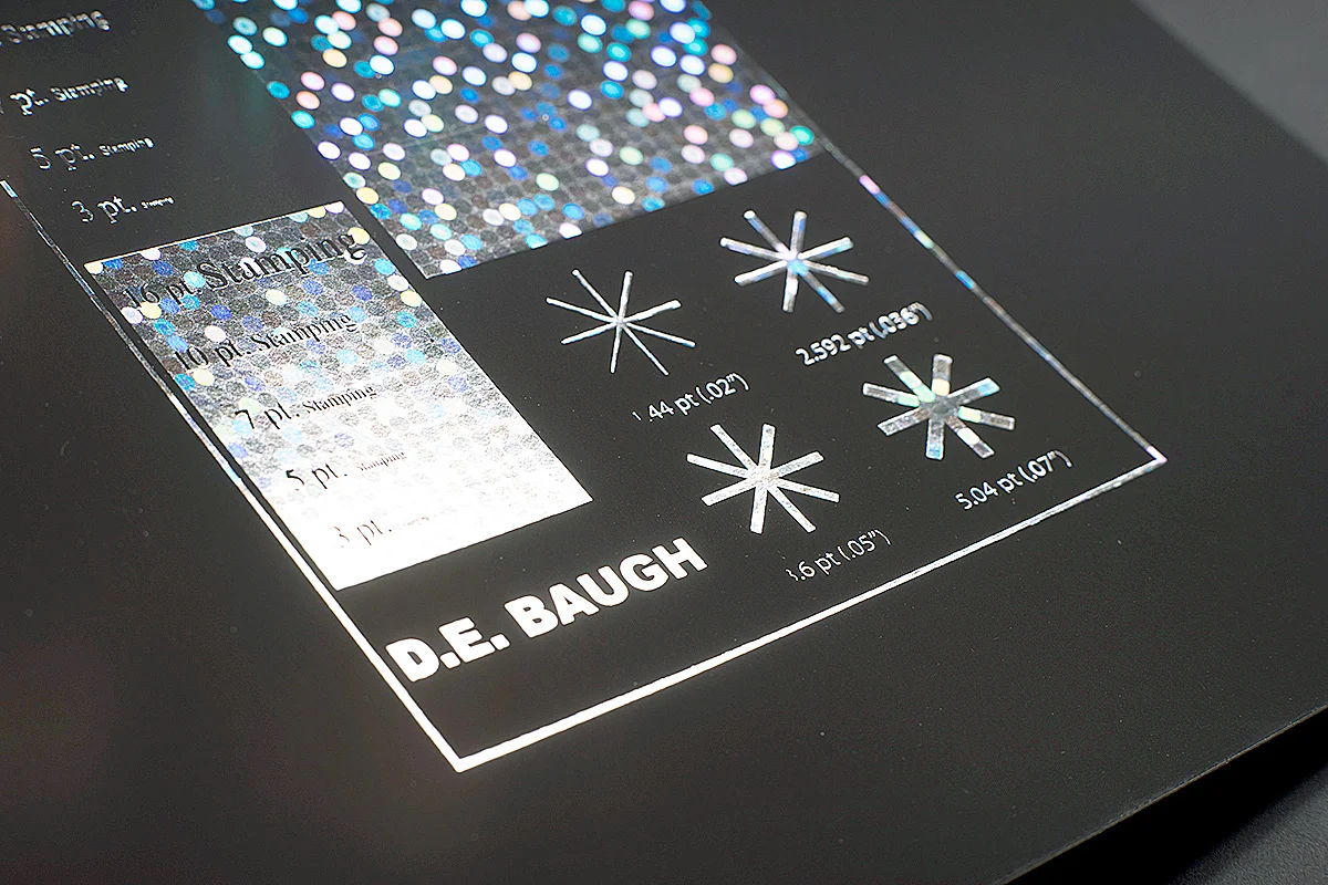 D E Baugh Foil Sample