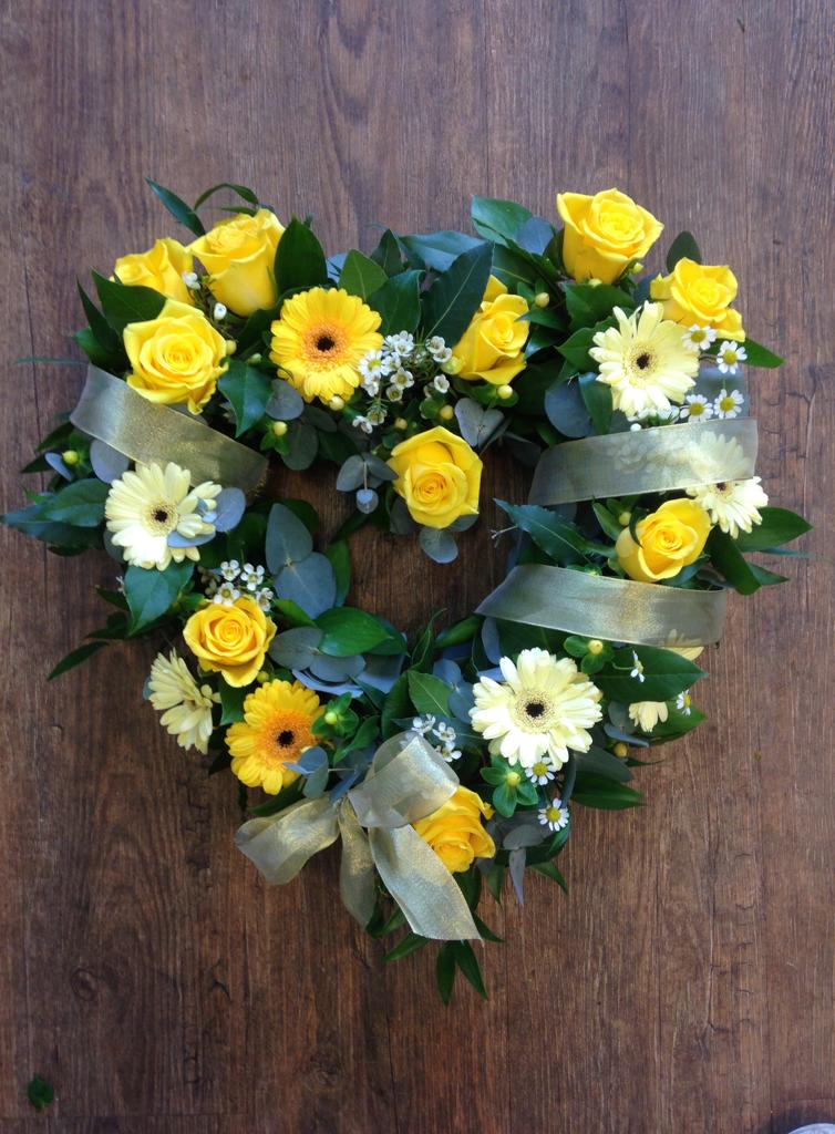Small Yellow Open Heart £50