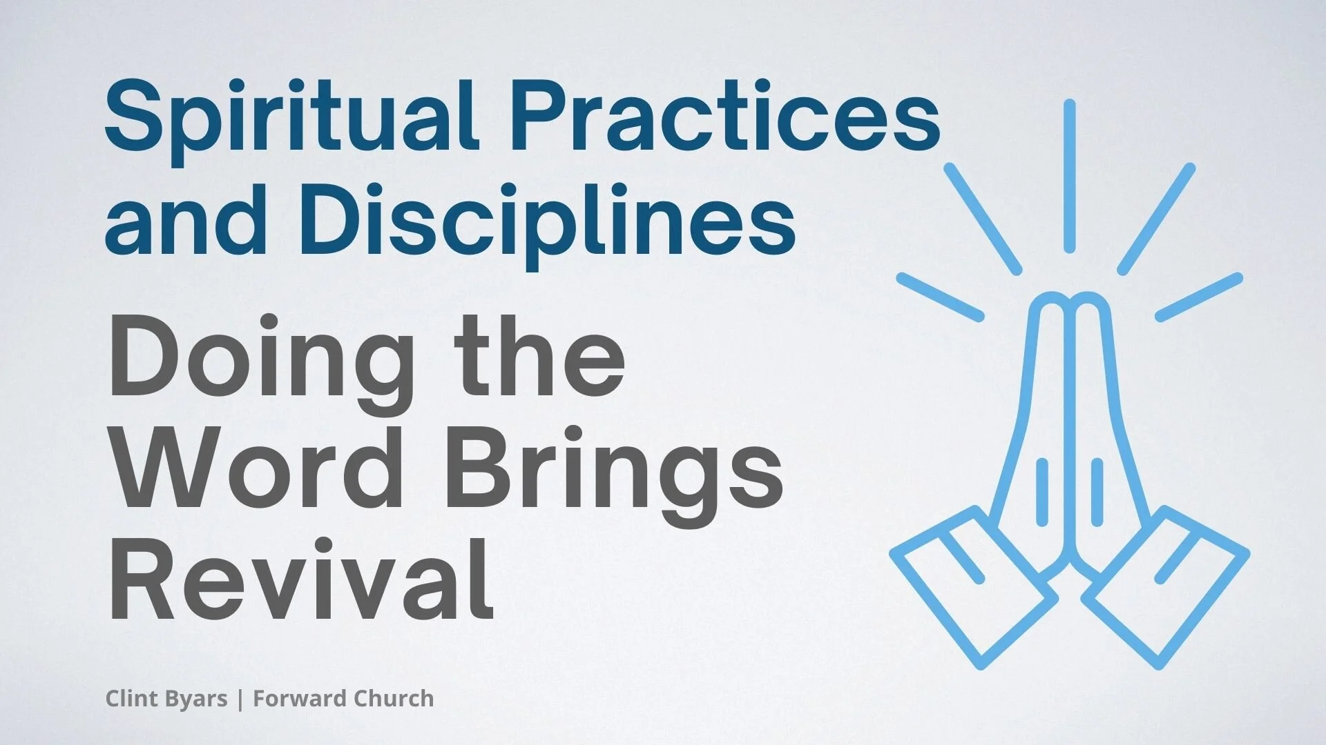 Doing the Word Brings Revival