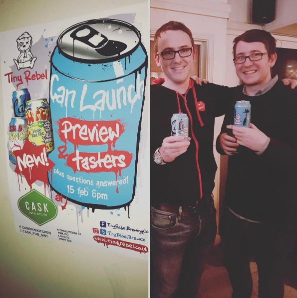 Tiny Rebel Can Launch, Cask, London