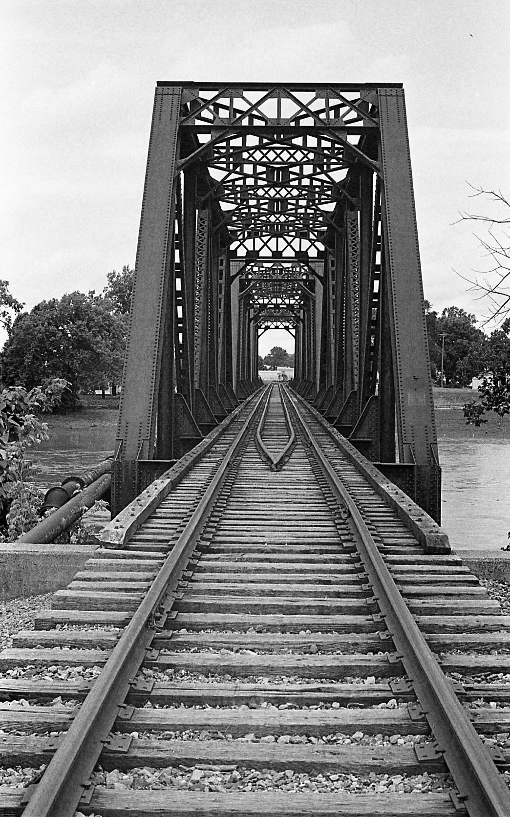 The iron train bridge is a favorite subject of mine to shoot.