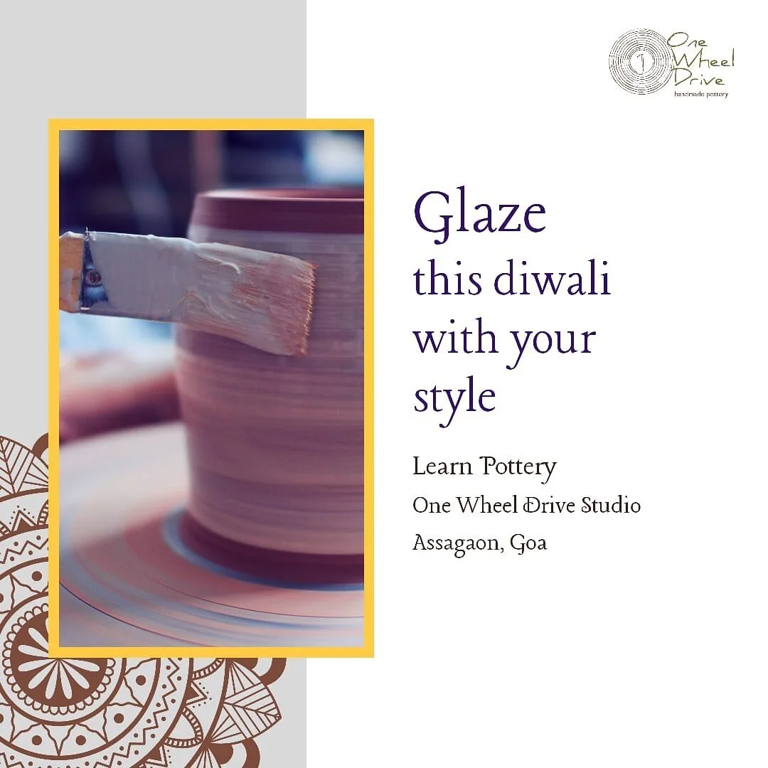 Come &amp; learn exciting techniques of pottery. 

Create your own beauties in your style.

Starting from 14th November 2020, at One Wheel Drive Studio, Assagao, Goa.

#ceramics #ceramicart #ceramic #claystudio #clay #clayart #pottery #potterybarn #p