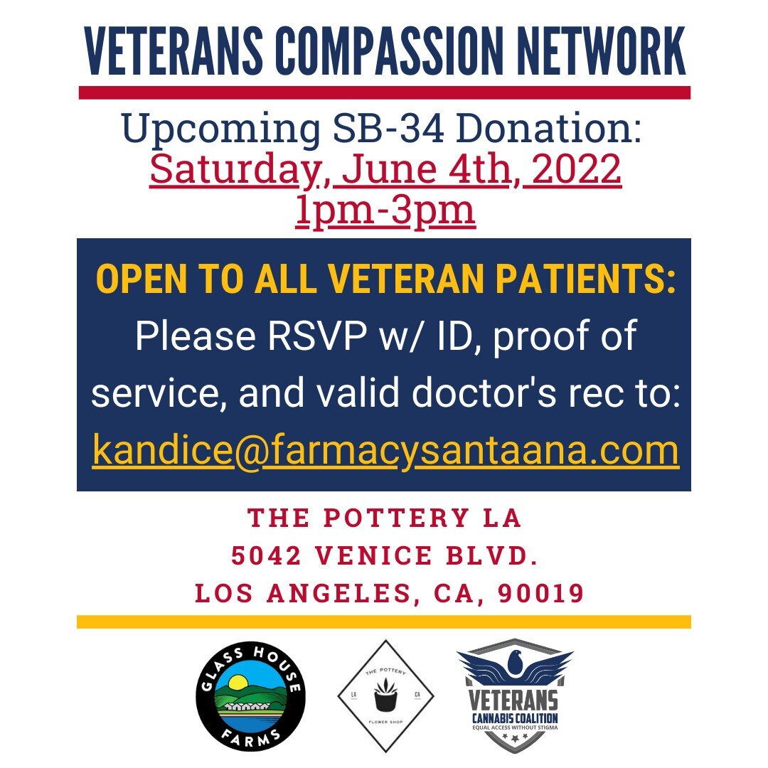 A big thank you to @theoccannaqueen, Kandice Hawes, @glasshousebrands Director of Community Outreach, for working to implement an #SB34 donation effort at one of the largest cultivators in the nation.

Kandice is also the founder of @orangecountynorm