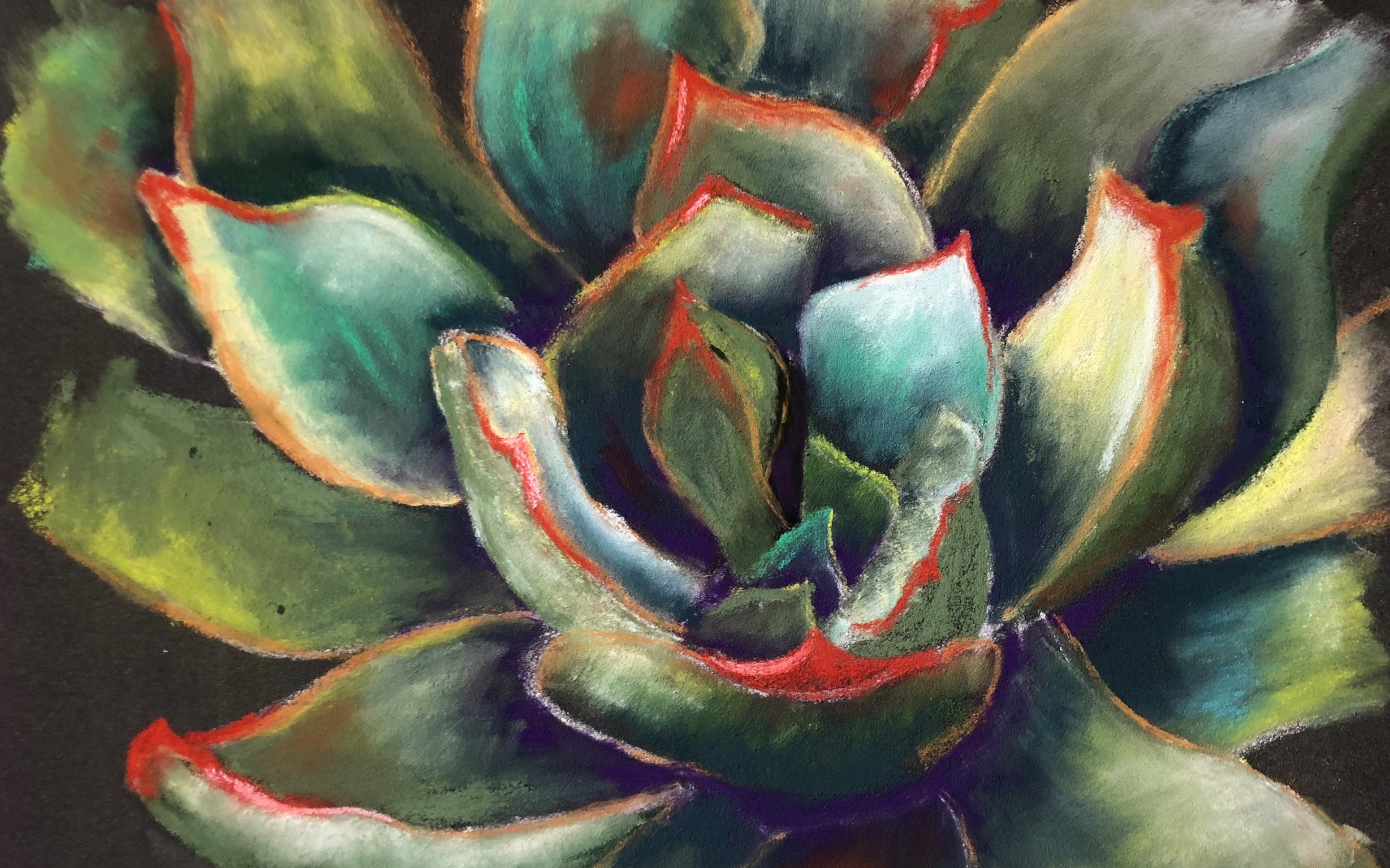 Pastel by Lanna Duncan, Cactus Fountain Studio