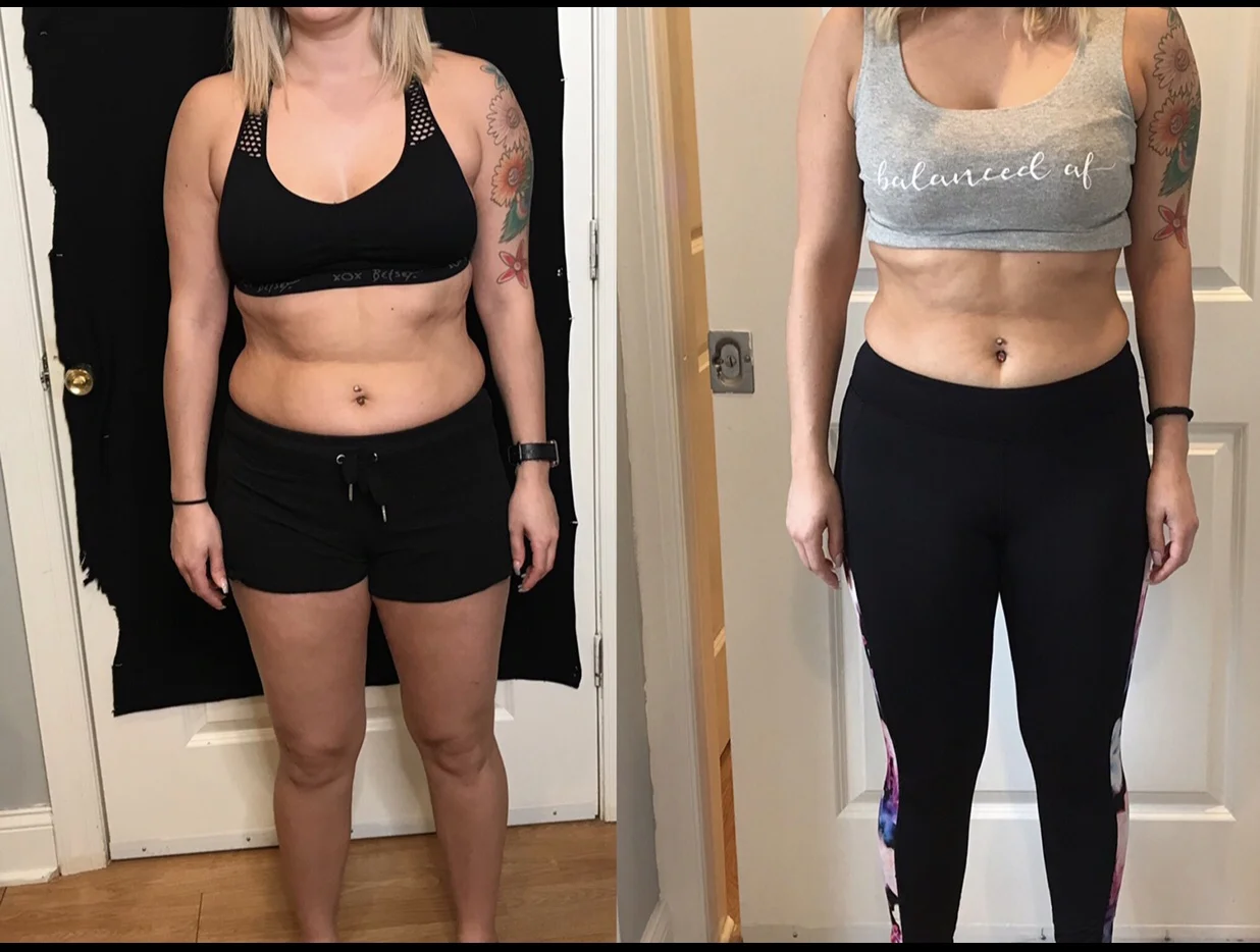 ‘I am so grateful to have had the opportunity to work with Jenna. She truly came into my life at the perfect time. My weight has fluctuated most of my adult life and the weight gain would usually come during big life changes. After a great year I managed to gain a significant amount of weight. I tried every diet I could find to try and shed the weight but everything I tried I would be so restricted and deprived. This lead to constant binging only to gain more weight. My perception of food has completely changed since working with Jenna. She has taught me not only that carbs are not the devil, but a way to have a healthy relationship with food. I loved that she gave me so many food options and the knowledge to take what would be an unhealthy meal and transform it into something that tasted amazing and was satisfying. With Jenna’s support and guidance I now have the knowledge to lead a healthy sustainable lifestyle without feeling deprived of everything I love.’ - AG