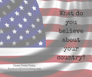 What do you believe about your country?,,,These Teens Today