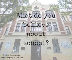 What do you believe about school?...These Teens Today