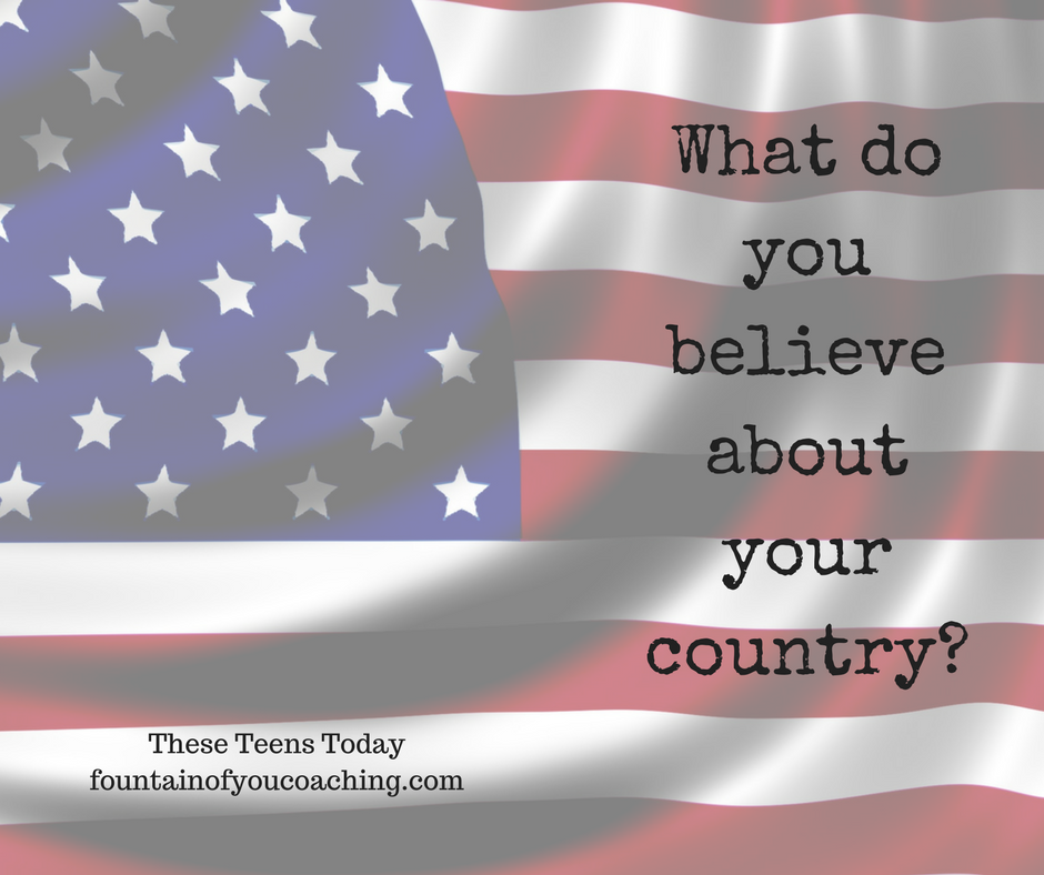 What do you believe about your country?...These Teens Today