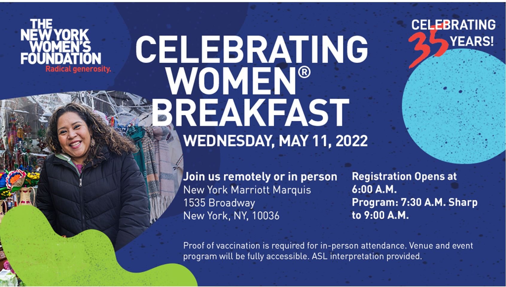 New York Women's Foundation 2022 Celebrating Women Breakfast