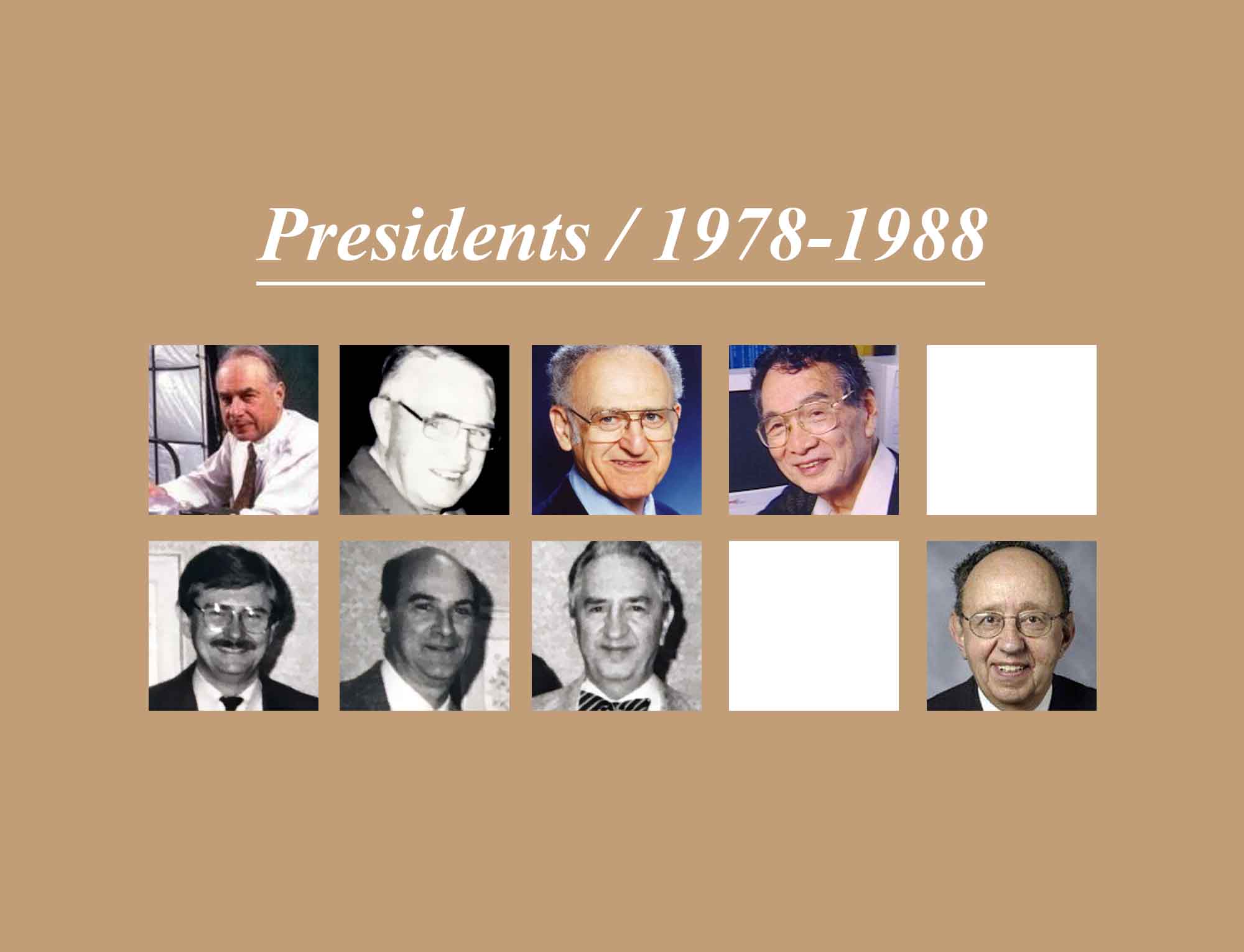 Presidents / 1978-1988