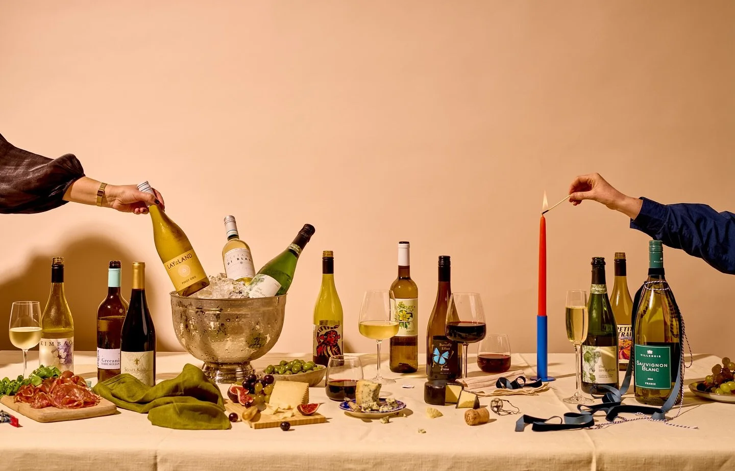 Some favourites from our Christmas shoot with @nakedwines &mdash; Art Direction, props and styling with the aim of loosening up and modernising the client&rsquo;s online imagery while still appealing to existing customers and wine traditionalists. Yo