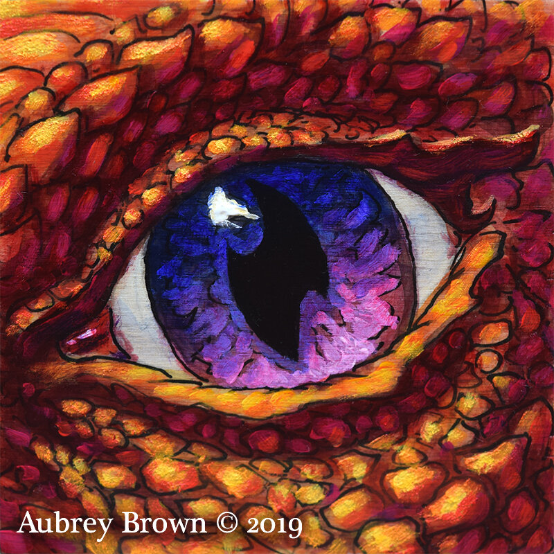 DRAGON EYES — Aubrey Brown Art