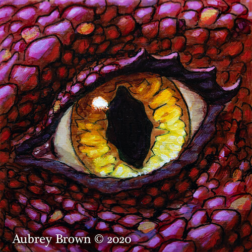 DRAGON EYES — Aubrey Brown Art