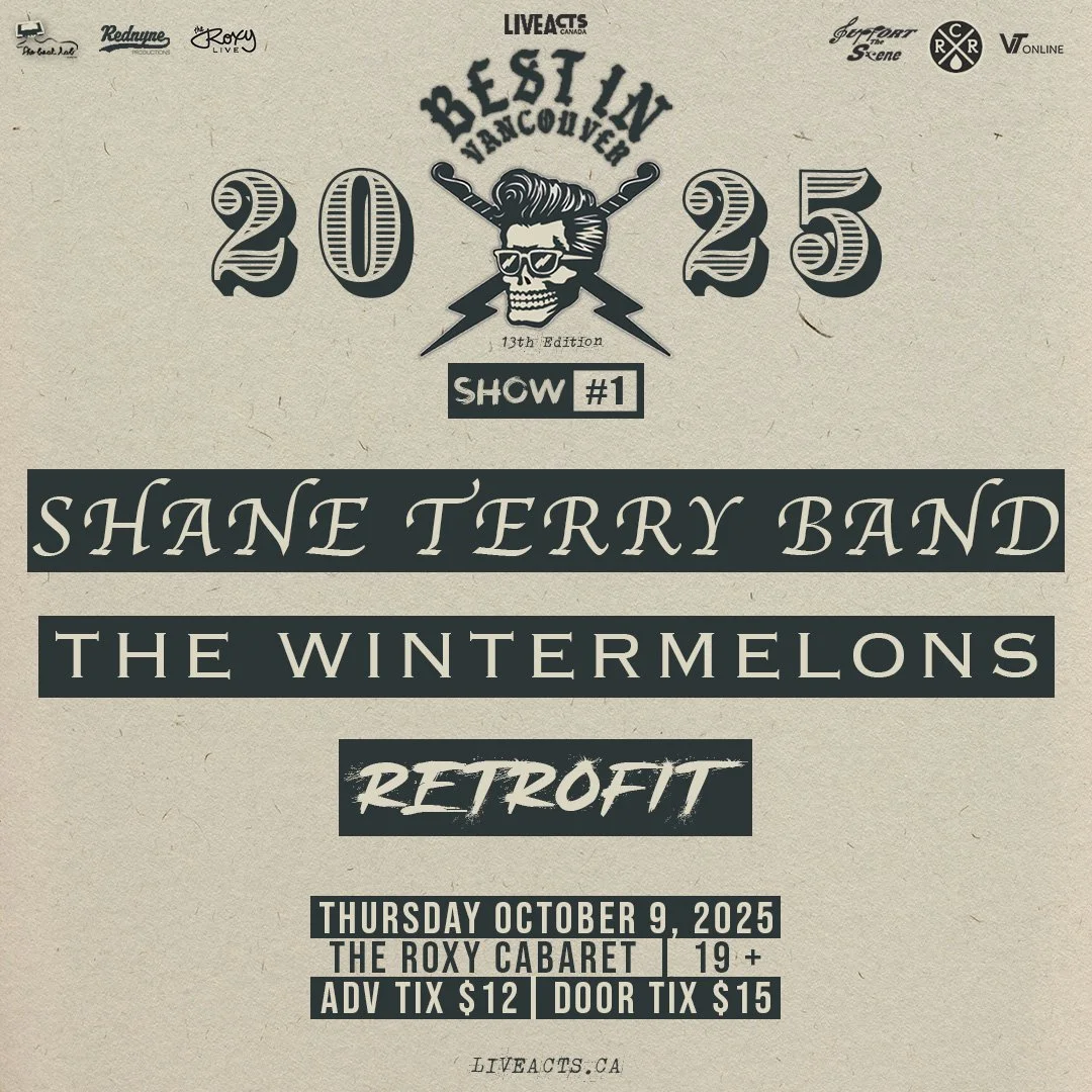 Best In Vancouver: Shane Terry Band / The Wintermelons / Retrofit