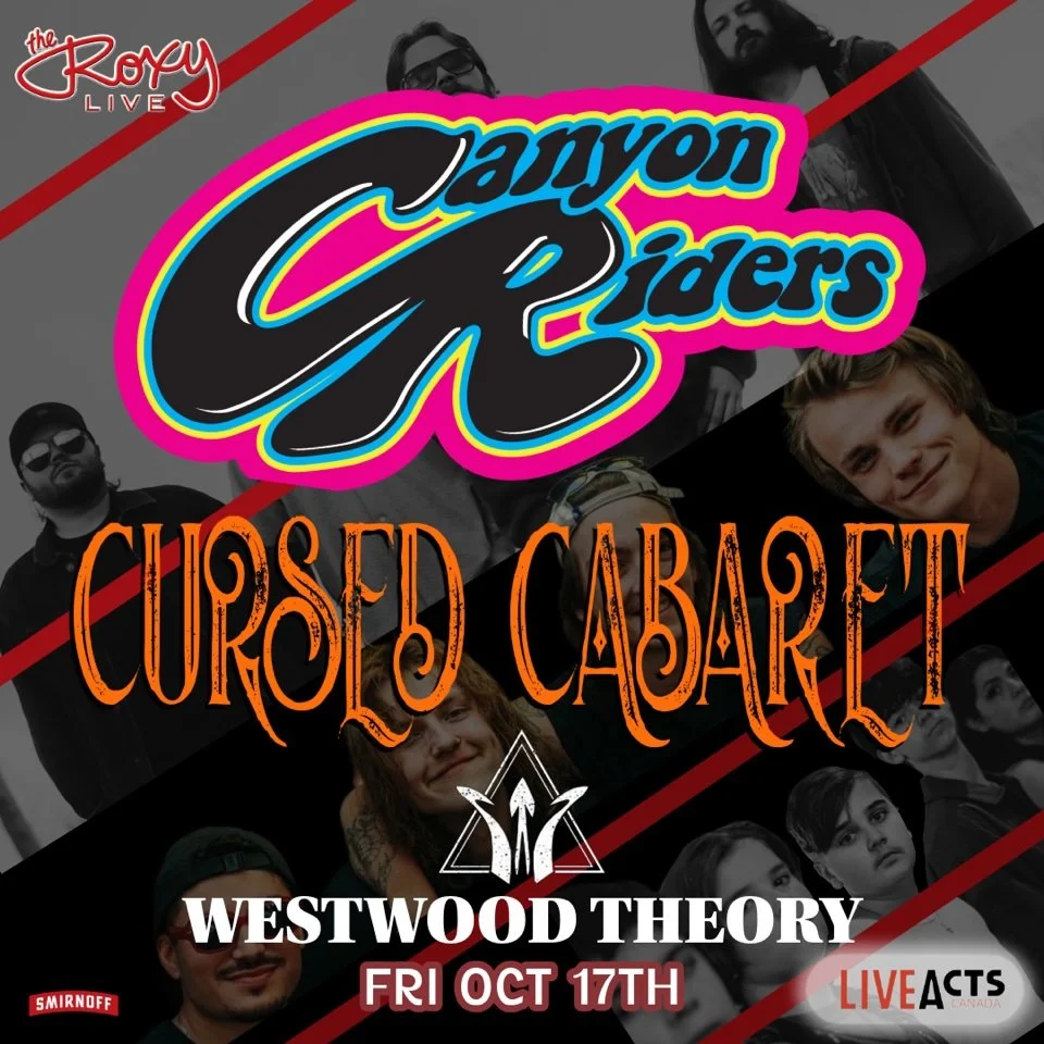 Canyon Riders w/ Cursed Cabaret, Westwood Theory
