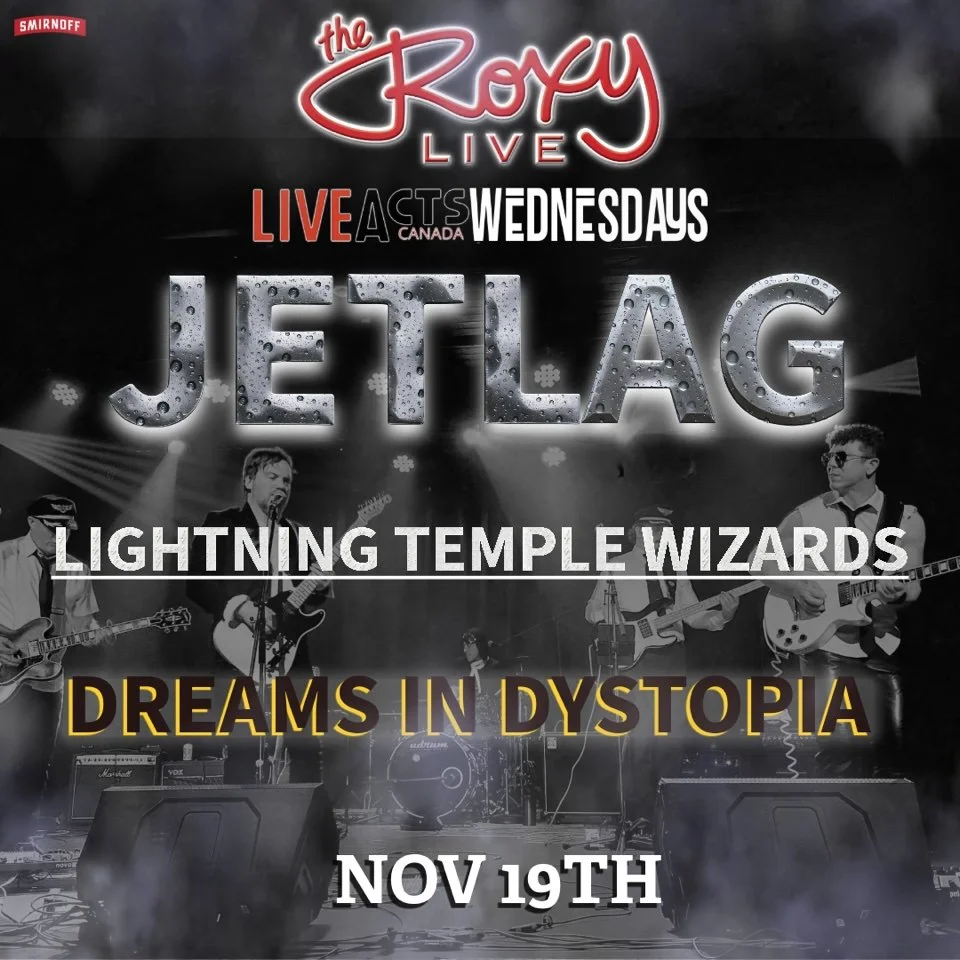 JETLAG / LIGHTNING TEMPLE WIZARDS / DREAMS IN DYSTOPIA