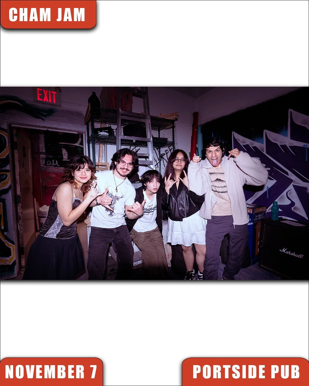 Live Acts and Portside Pub Presents Cham Jam w/ Eleanor Rising, Friday November 7th! Doors 7pm. Tickets available at liveacts.ca or in bio.

#chamjam #eleanorrising #LiveActs #LiveActsCanada #portsidepub #vtixonline #gastown #vancouver #vancouvermusi