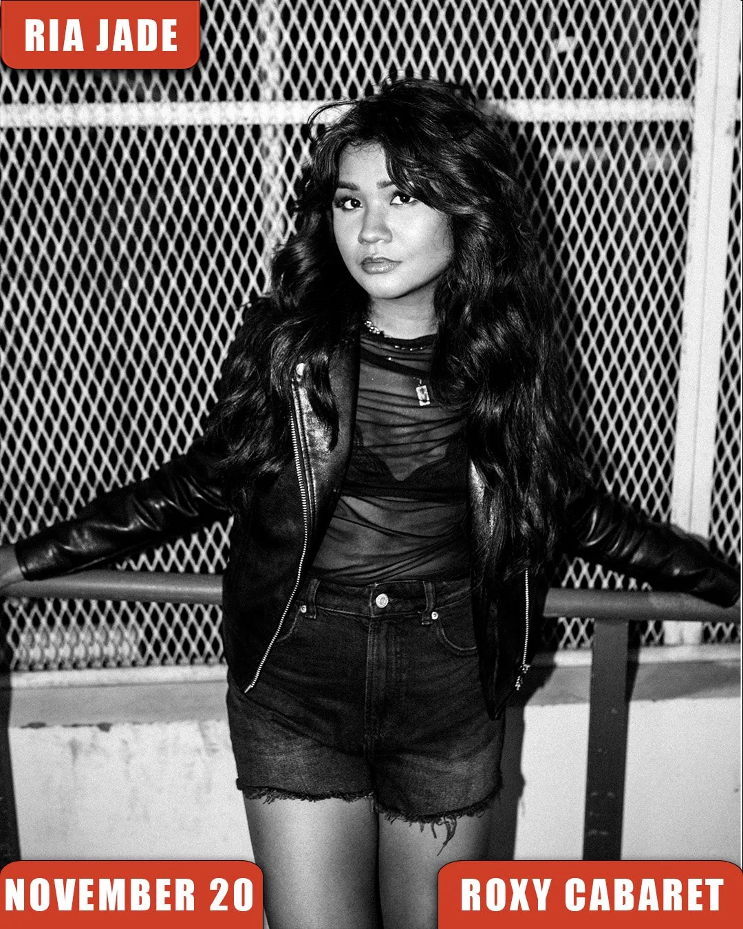 Live Acts and The Roxy Present Cobra Sniper w/ Ria Jade, The Baggage Train, Thursday November 20th! Doors 8pm. Tickets available at liveacts.ca or in bio.

#cobrasniper #riajade #thebaggagetrain #LiveActs #LiveActsCanada #roxycabaret #LiveMusic #vanc