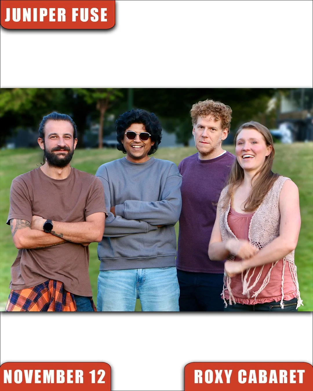 Live Acts and The Roxy Present Lazy Dynamite w/ Asterous, Juniper Fuse, Wednesday November 12th! Doors 8pm. Tickets available at liveacts.ca or in bio.

#lazydynamite #asterous #juniperfuse #LiveActs #LiveActsCanada #roxycabaret #LiveMusic #vancouver