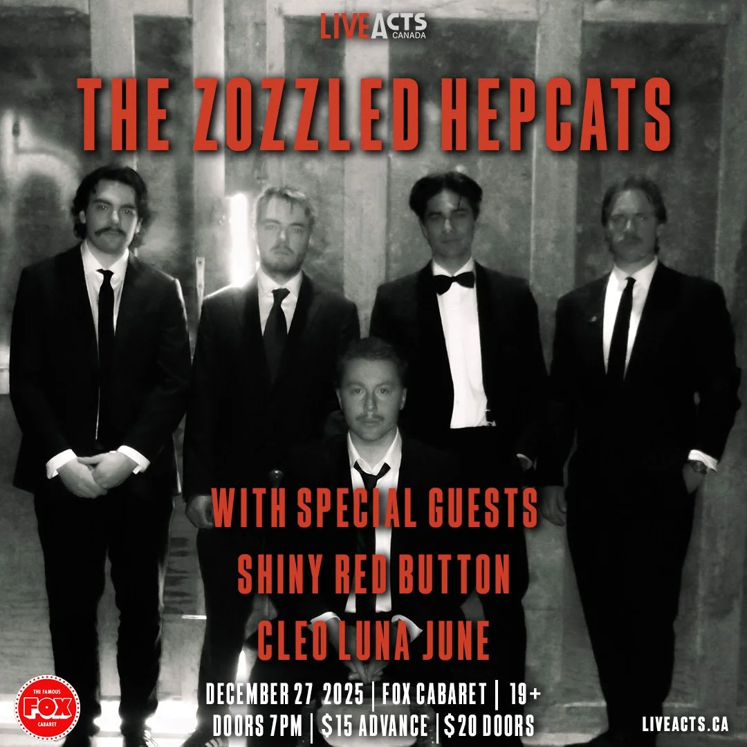 The Zozzled Hepcats w/ Shiny Red Button, Cleo Luna June