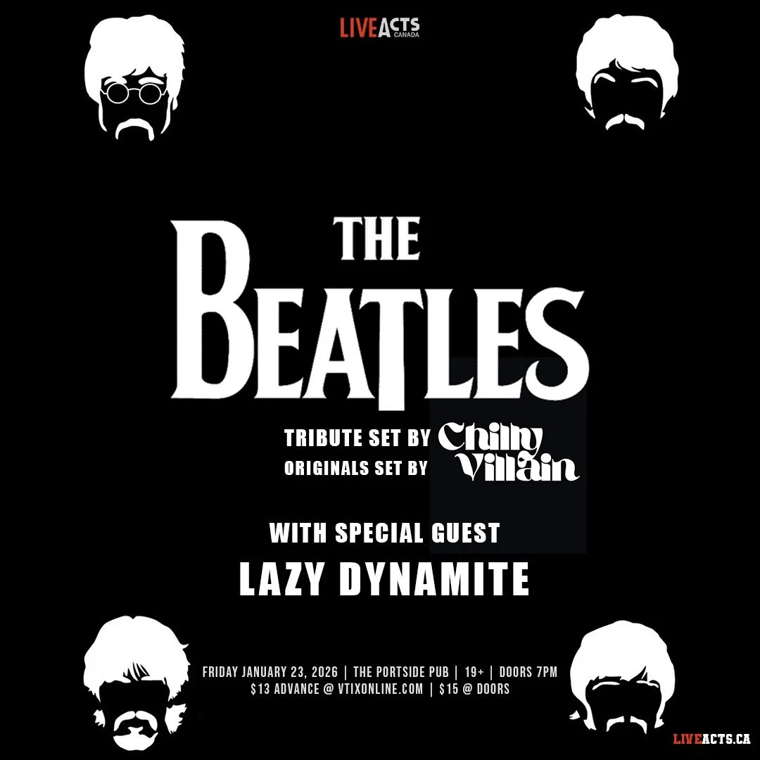 Chilly Villain performing The Beatles with Special Guest Lazy Dynamite