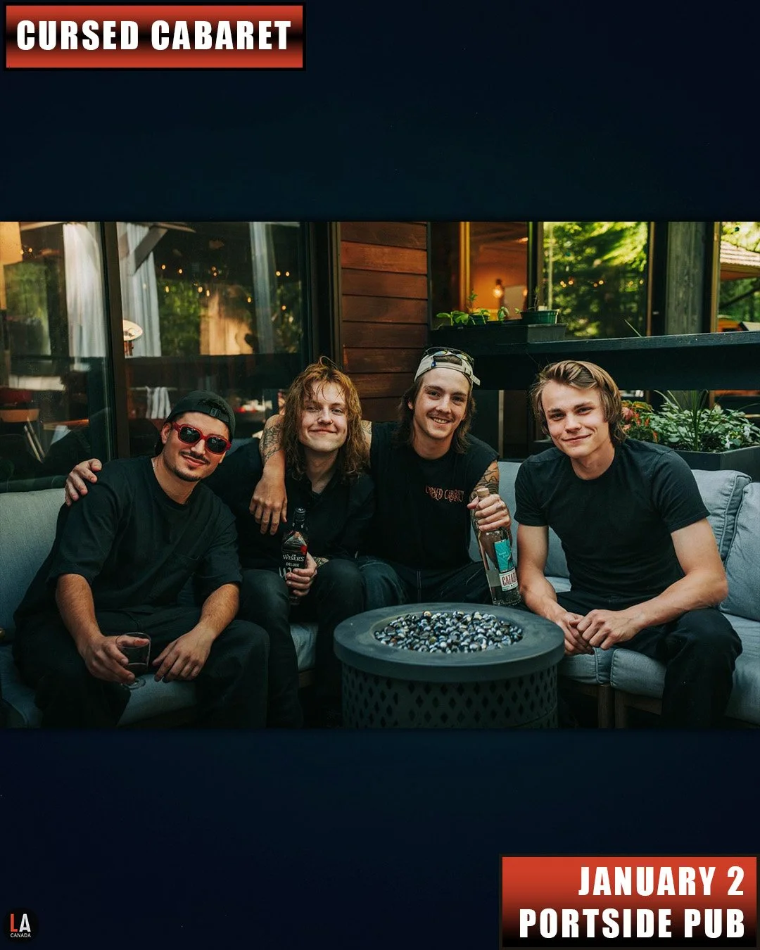 Live Acts and Portside Pub Presents Cobra Sniper w/ Cursed Cabaret, Friday January 2nd! Doors 7pm. Tickets available at liveacts.ca or in bio.

#cobrasniper #cursedcabaret #LiveActs #LiveActsCanada #portsidepub #vtixonline #gastown #vancouver #vancou