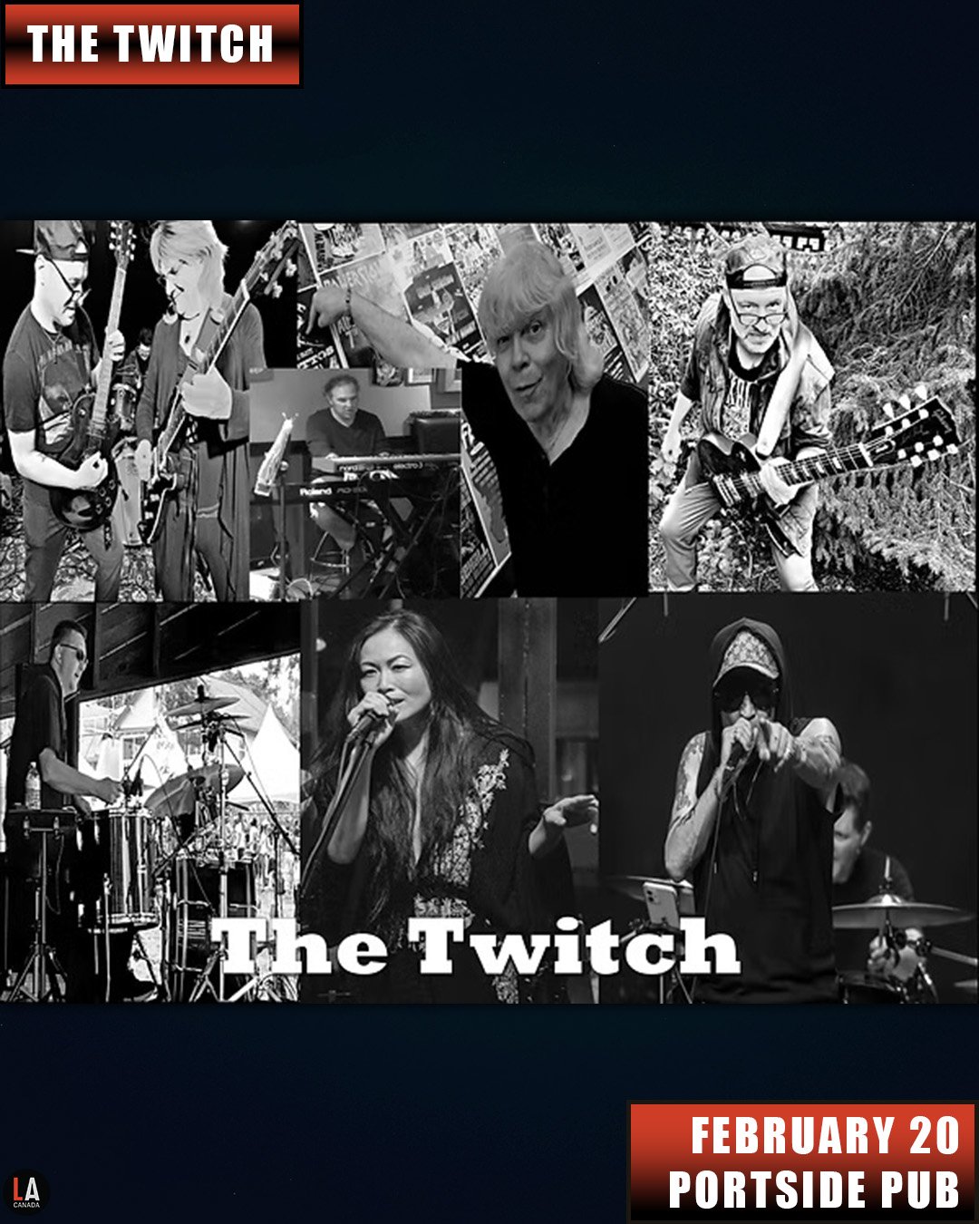 Live Acts and Portside Pub Presents In The Dark Park w/ The Baggage Train, The Twitch, Friday February 20th! Doors 7pm. Tickets available at liveacts.ca or in bio.

#inthedarkpark #thebaggagetrain #thetwitch #LiveActs #LiveActsCanada #portsidepub #vt