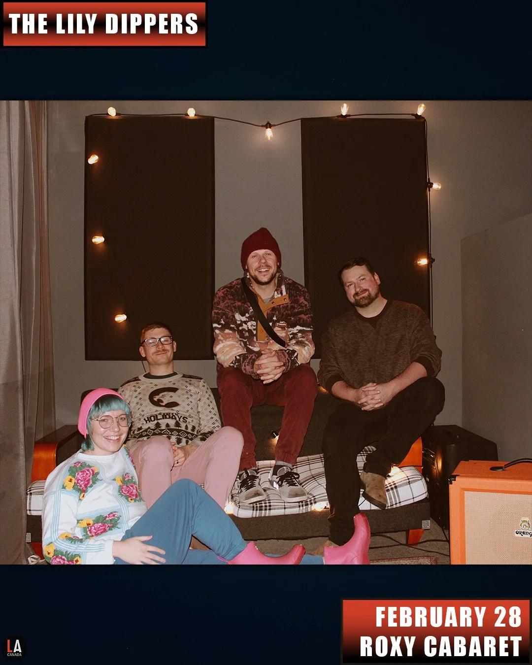 Live Acts and The Roxy Present The Lily Dippers w/ In Pieces, Saturday February 28th! Doors 8pm. Tickets available at liveacts.ca or in bio.

#thelilydippers #inpieces #LiveActs #roxycabaret #vancouvermusic