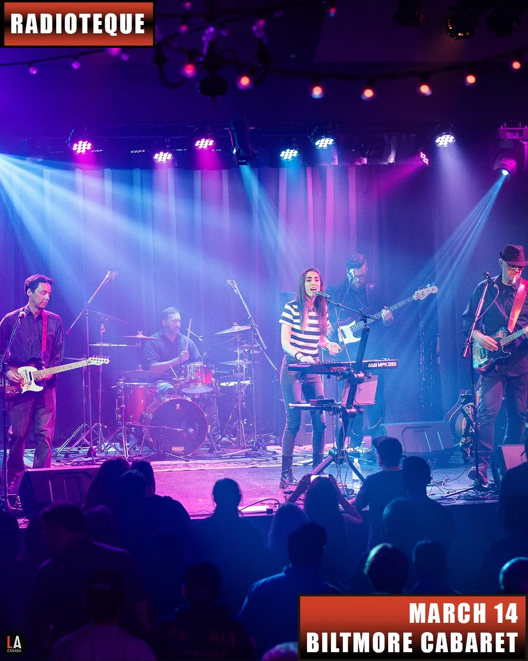 Live Acts and Biltmore Cabaret Presents Radioteque - Radiohead Tribute Band, with special guest Sunny and the Dudes, Saturday March 14th! Doors 7pm. Tickets available now at liveacts.ca or in bio.

#radioteque #sunnyandthedudes #biltmorecabaret #live