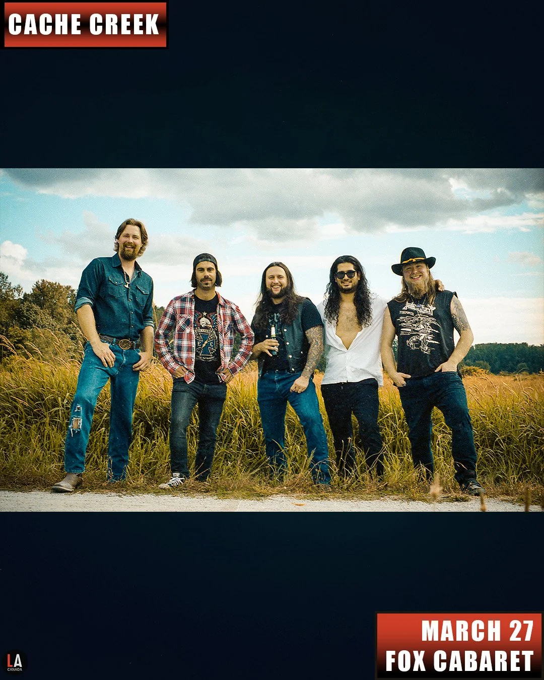 Live Acts and Fox Cabaret Presents Canyon Riders w/ Pistol Whip The Devil, Cache Creek, Friday March 27th! Doors 7pm. Tickets available at liveacts.ca or in bio.

#canyonriders #pistolwhipthedevil #cachecreek #LiveActs #foxcabaret #vtixonline #vancou