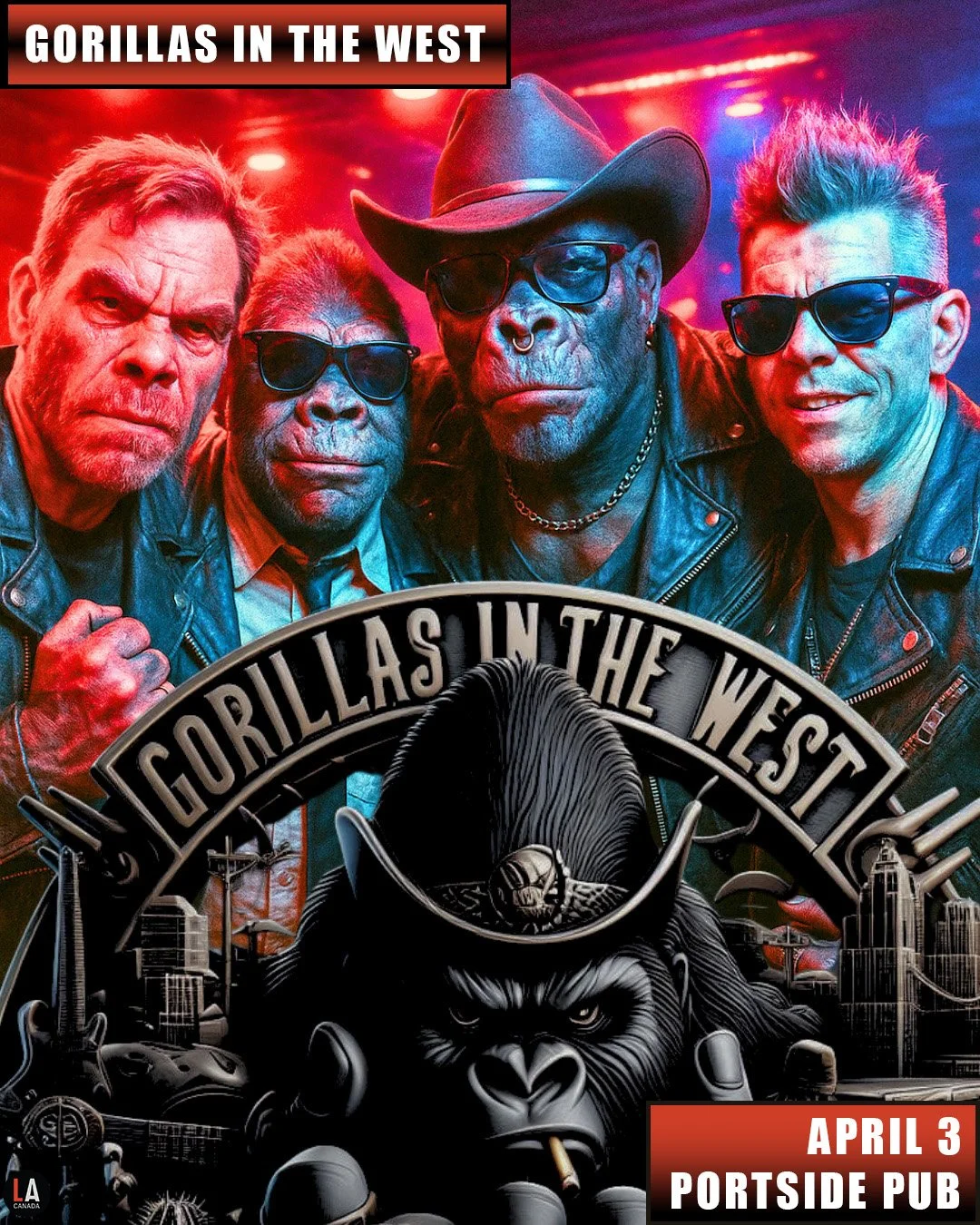 Live Acts and Portside Pub Presents Gorillas in the West w/ In Pieces Friday April 3rd! Doors 7pm. Tickets available at liveacts.ca or in bio.

#gorillasinthewest #inpieces #LiveActs #portsidepub #vancouvermusic