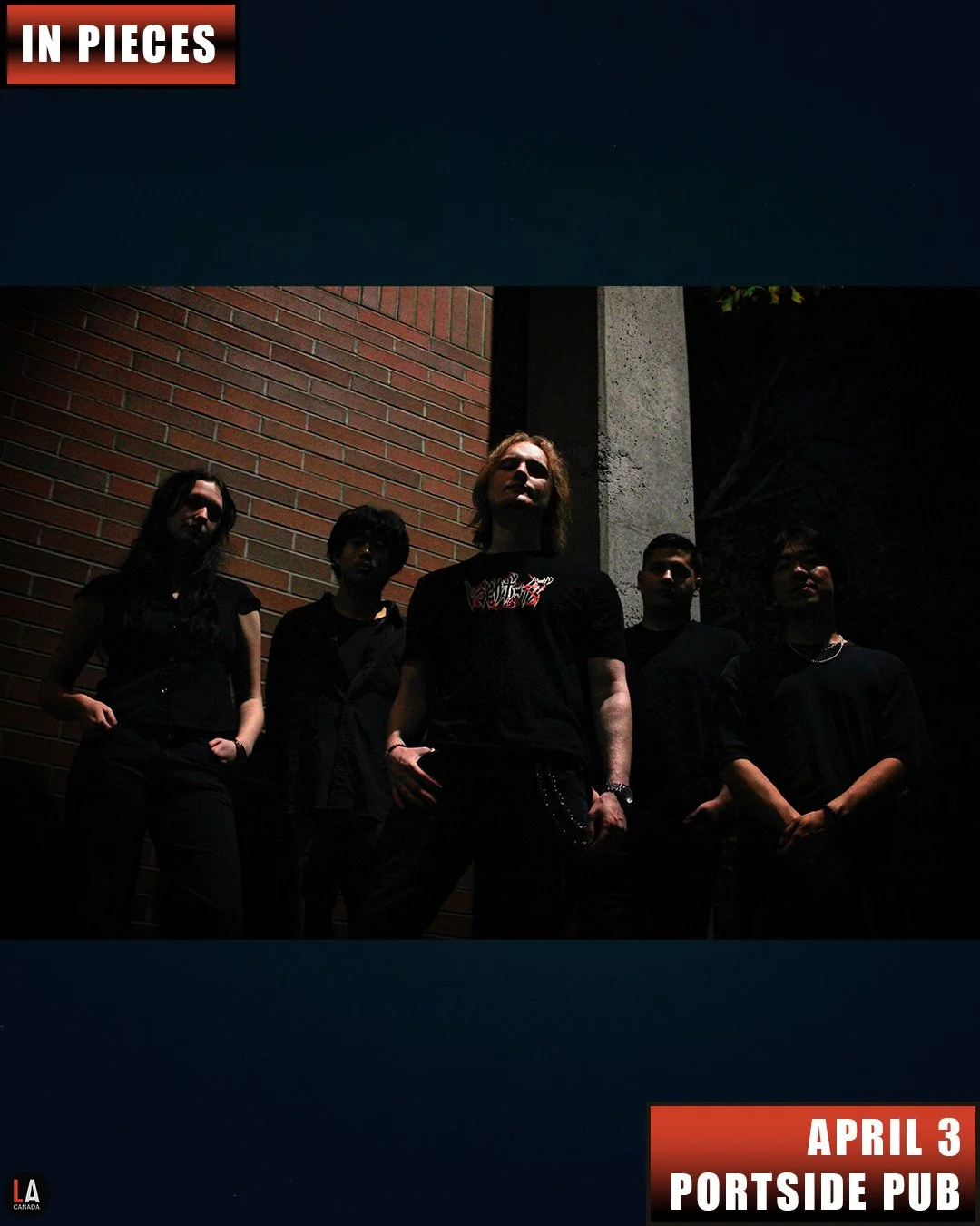 Live Acts and Portside Pub Presents Gorillas in the West w/ In Pieces Friday April 3rd! Doors 7pm. Tickets available at liveacts.ca or in bio.

#gorillasinthewest #inpieces #LiveActs #portsidepub #vancouvermusic
