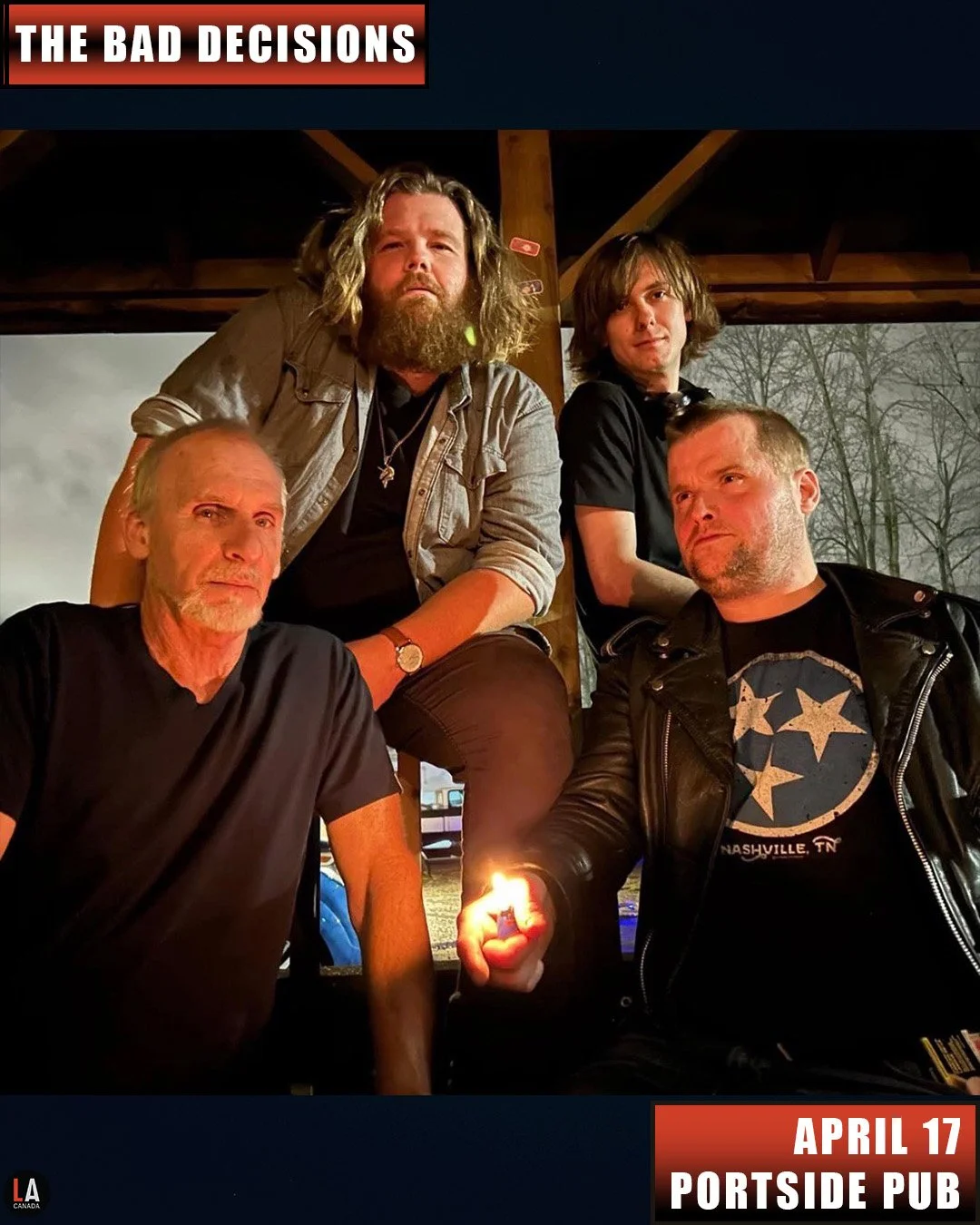 Live Acts and Portside Pub Presents Nocturnal Angel w/ The Bad Decisions, Ferro, Friday April 17th! Doors 7pm. Tickets available at liveacts.ca or in bio.

#nocturnalangel #thebaddecisions #ferro #LiveActs #portsidepub #vancouvermusic